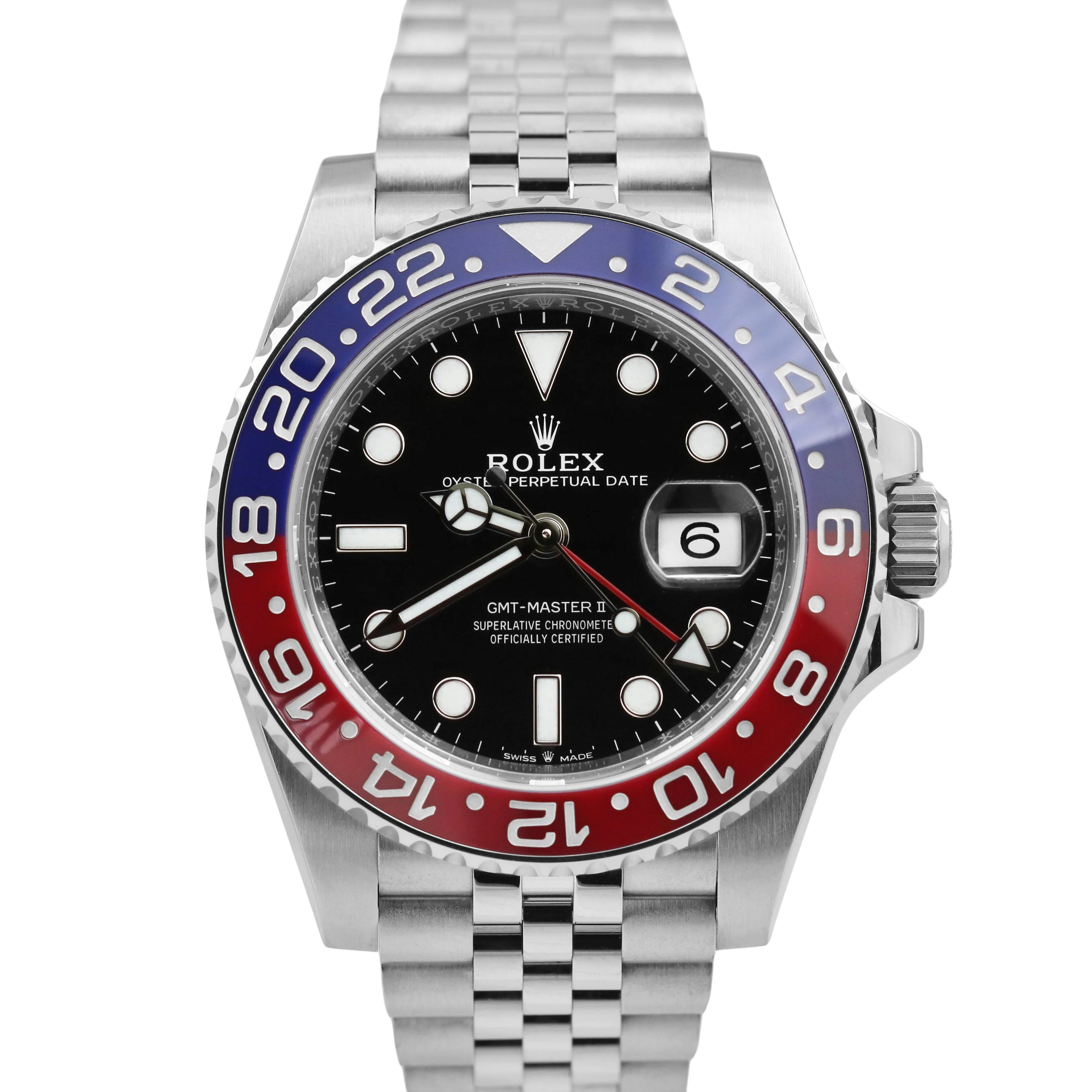 UNWORN NOV 2023 PAPERS Rolex GMT-Master II PEPSI JUBILEE 40mm 126710 BLRO BOX