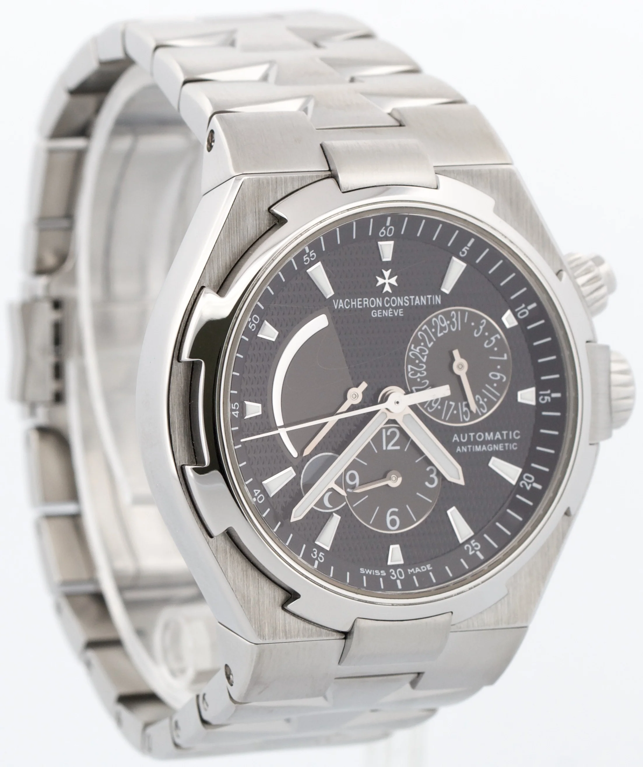 Vacheron Constantin Overseas Dual Time Steel BLACK 42mm 47450/B01A-9227 Watch - Image 4