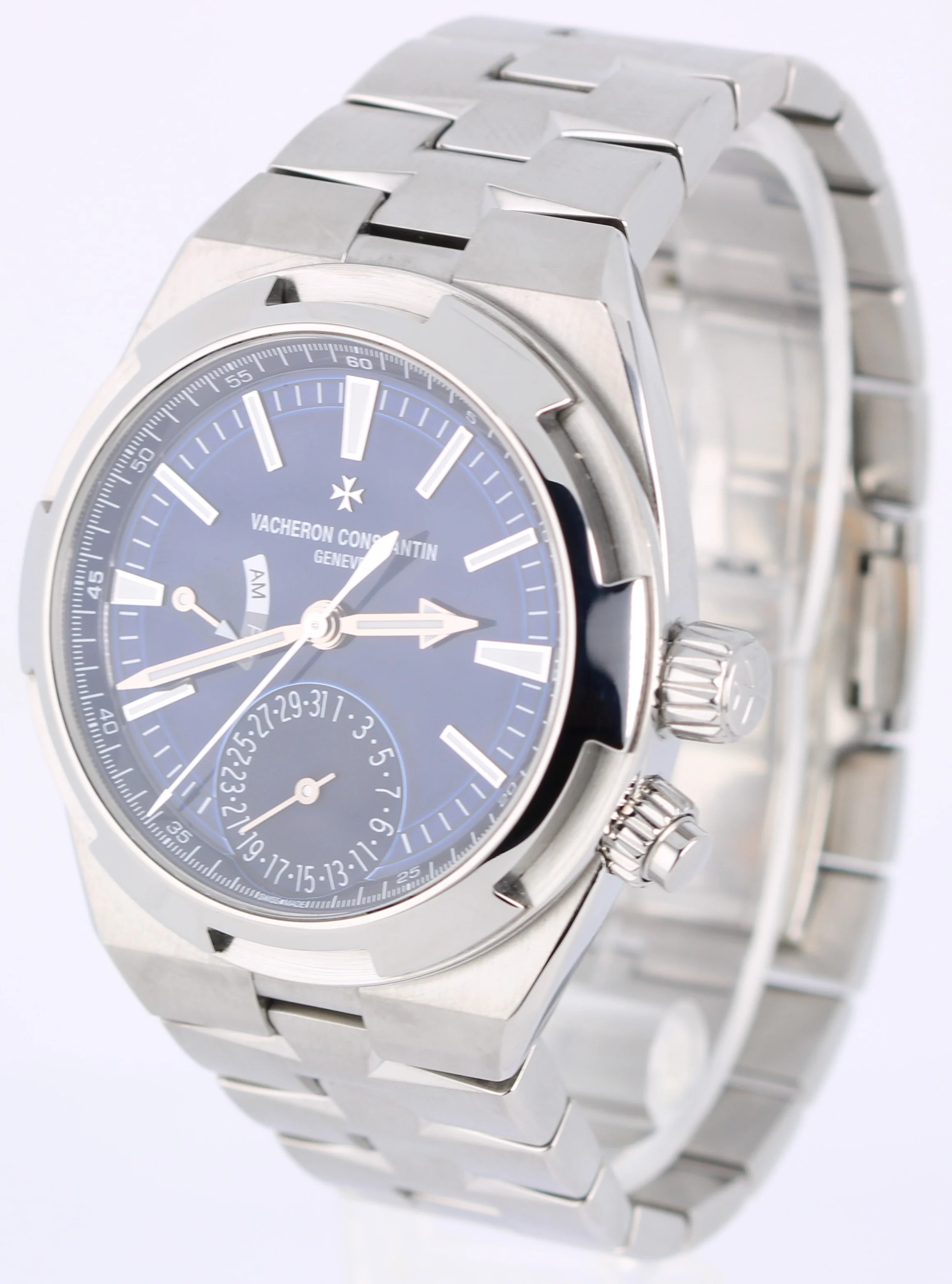 Vacheron Constantin Overseas Dual Time Steel Blue 41mm 7900V/110A-B334 Watch - Image 3
