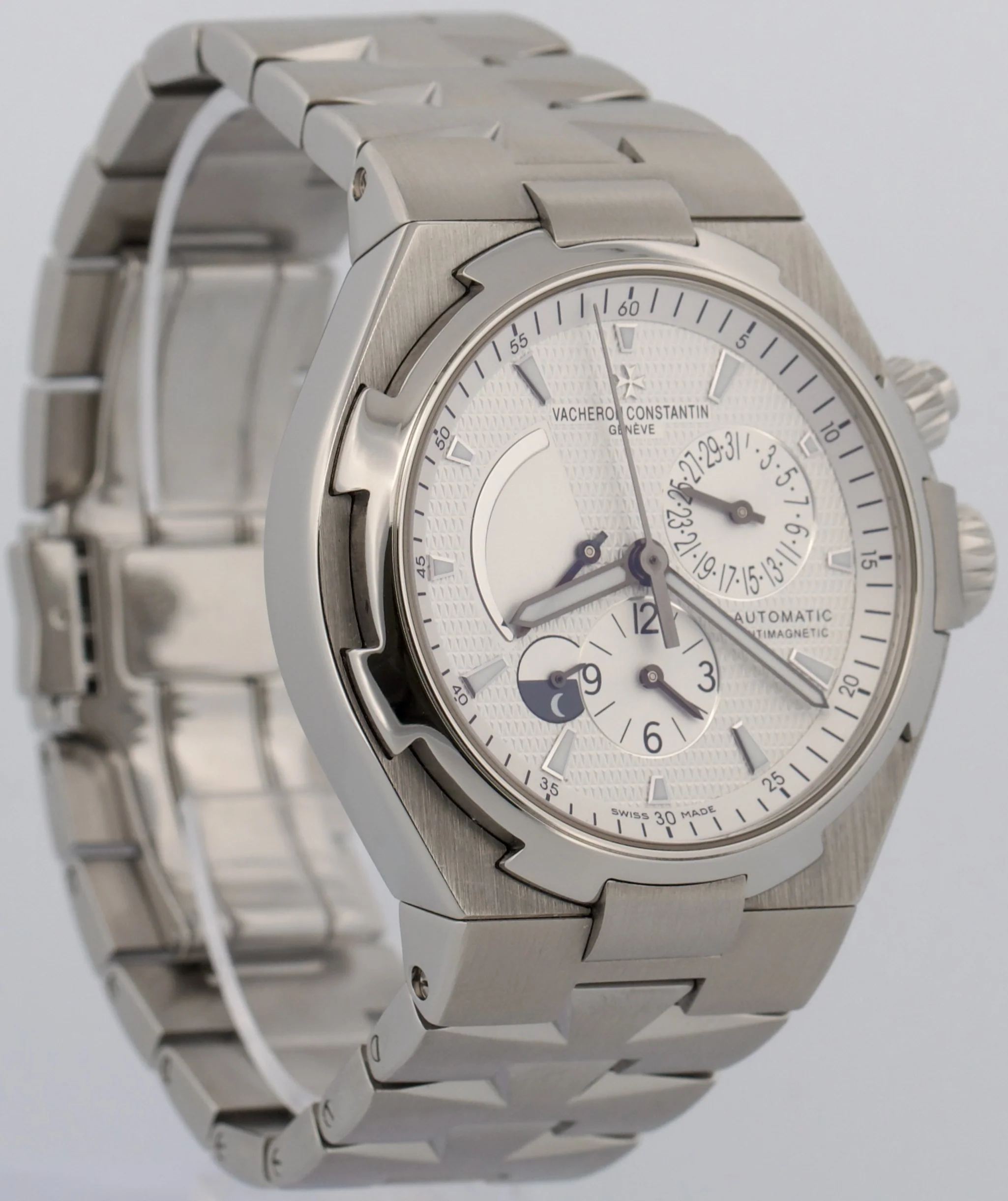 Vacheron Constantin Overseas Dual Time Steel WHITE 42mm 47450/B01A-9226 Watch - Image 4