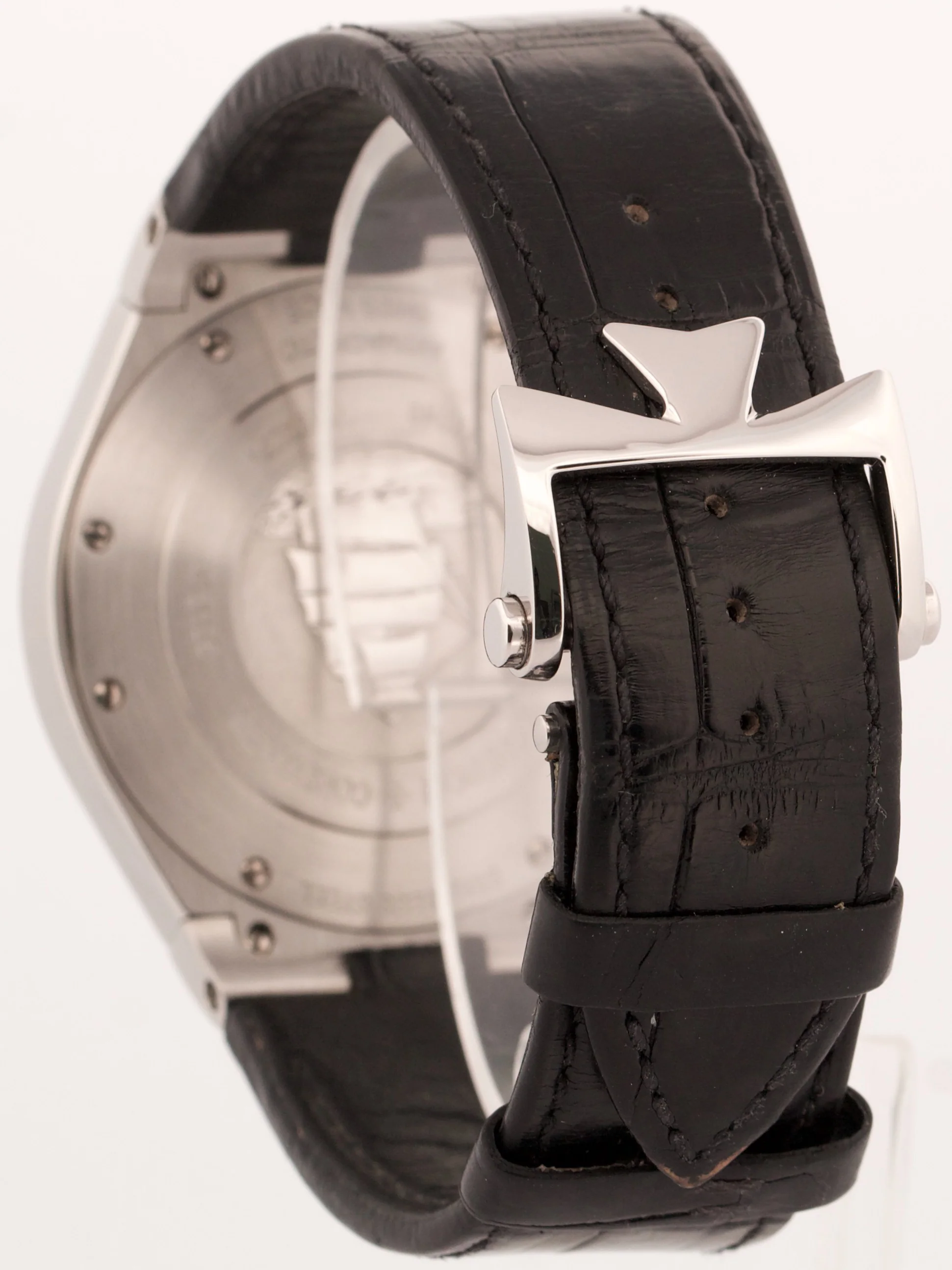 Vacheron Constantin Overseas Stainless Steel GRAY 42mm 47040 Leather Watch - Image 5