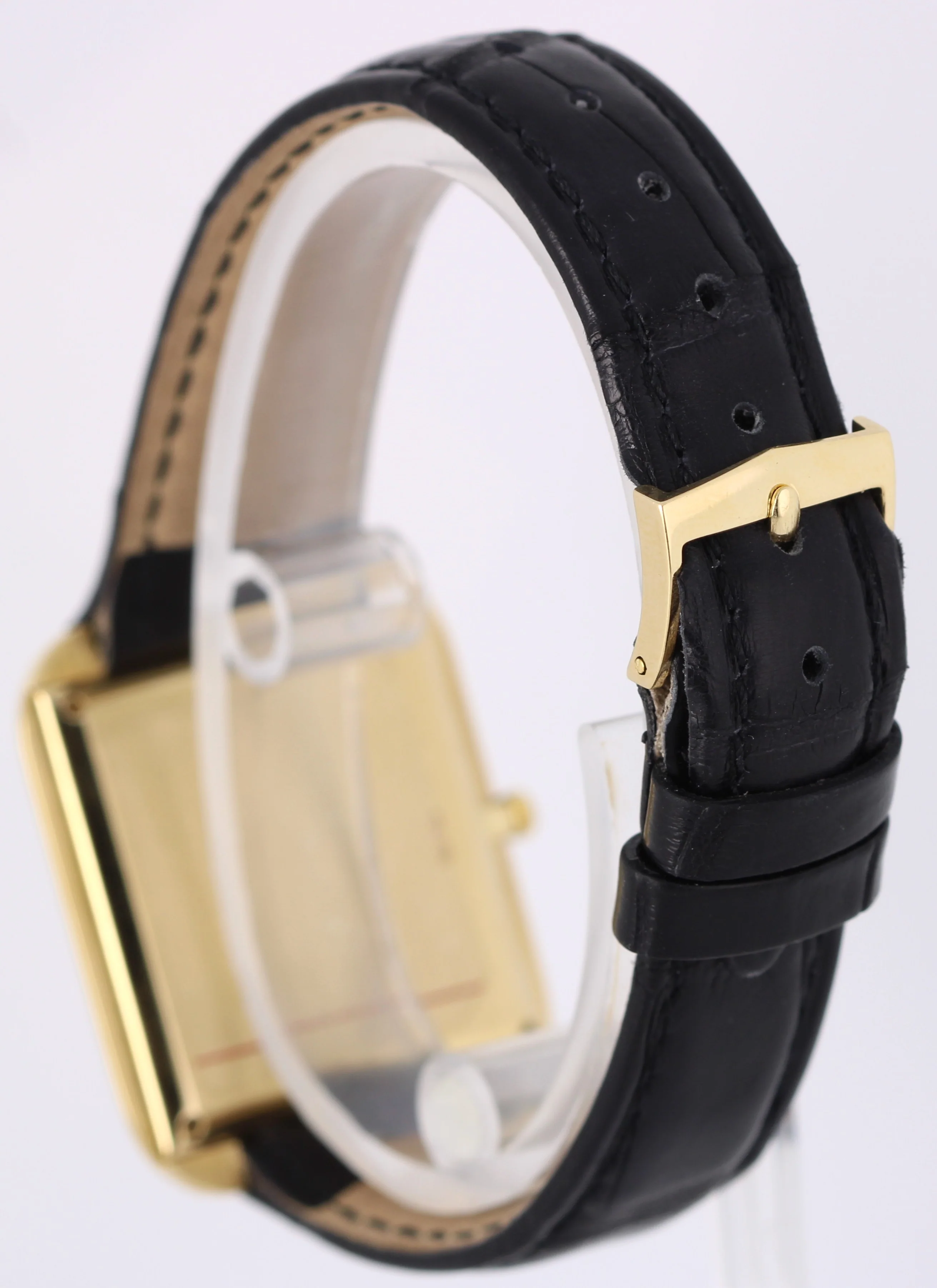 VINTAGE Vacheron Constantin SQUARE Patrimony UltraThin 18k Gold 31mm 33512 POUCH - Image 6