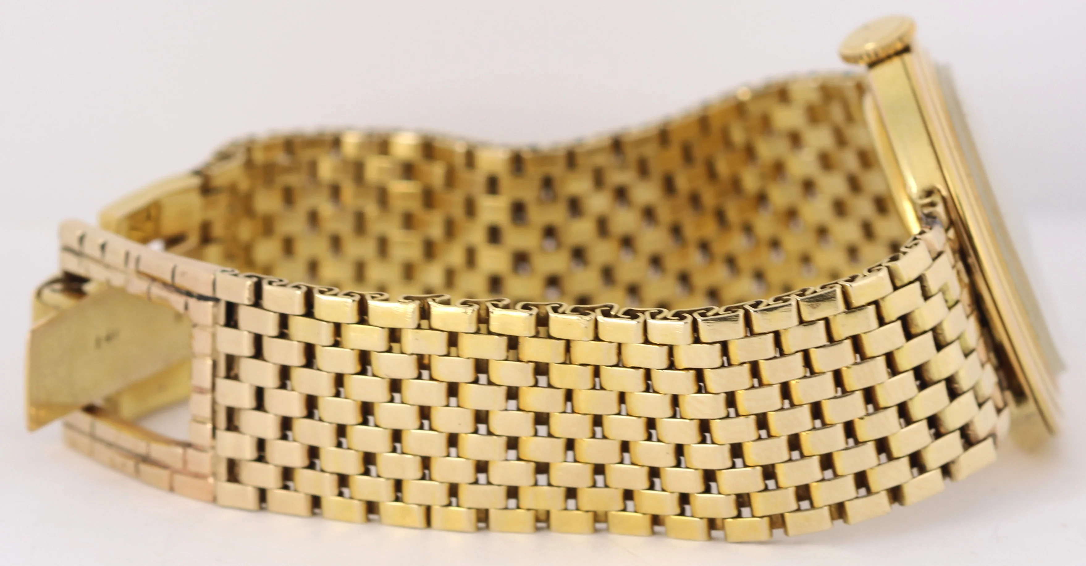 VINTAGE 1940's Vacheron Constantin Ultra Thin 18k 14k Gold Champagne 30mm Watch - Image 8
