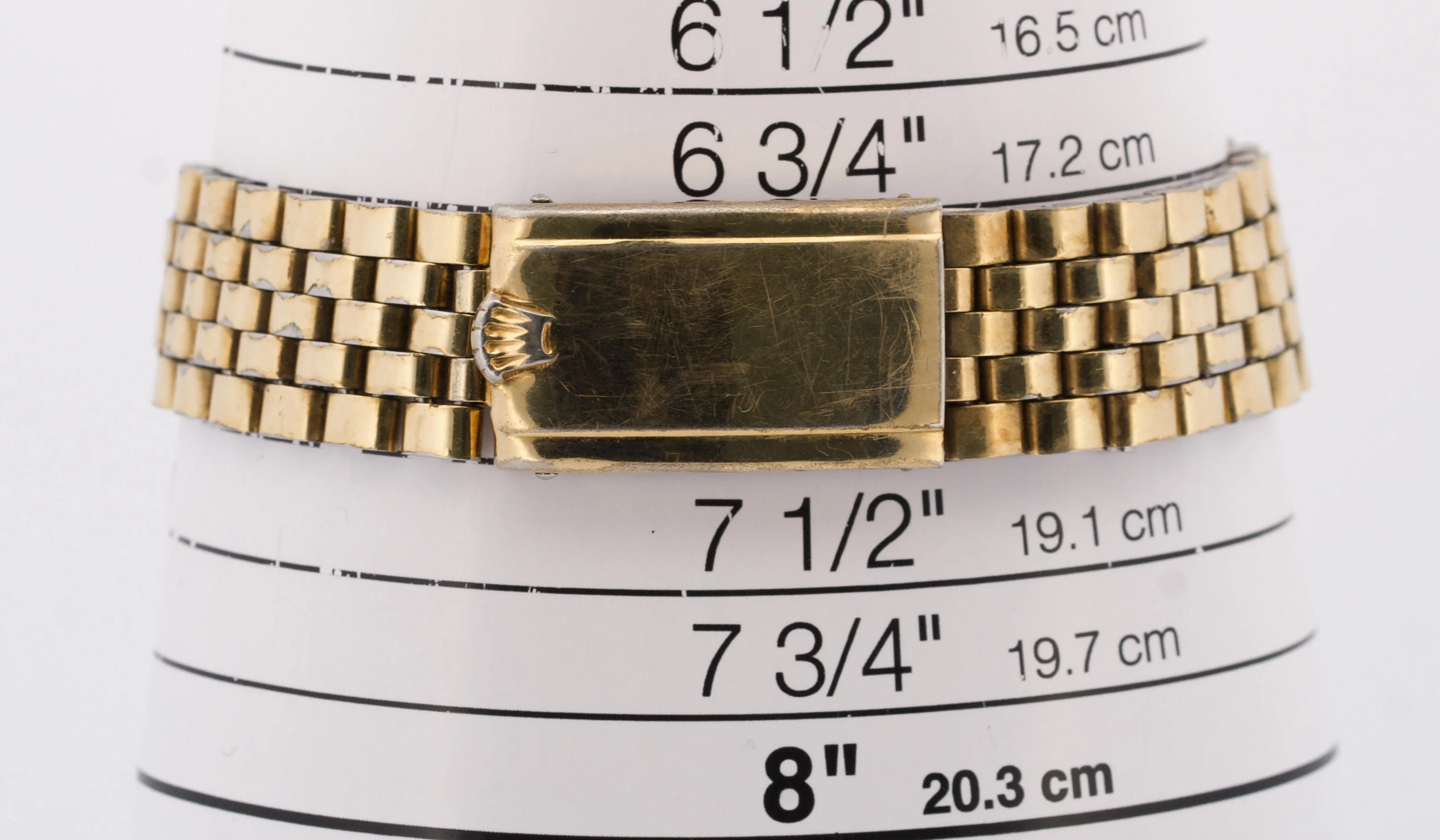VINTAGE 1958 Rolex Oyster Perpetual IVORY 31mm 14K Yellow Gold JUBILEE 6548 - Image 9