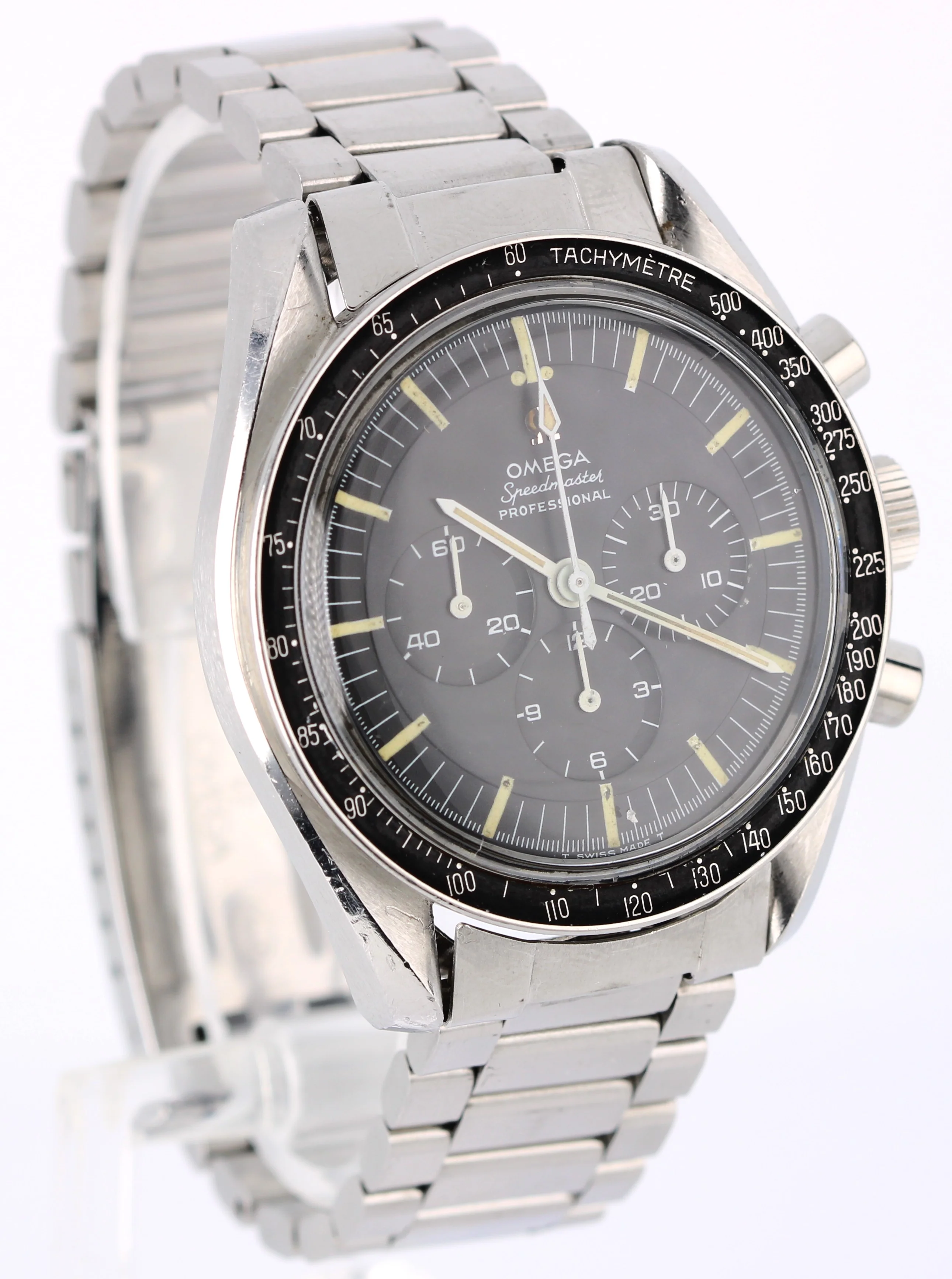 VINTAGE 1968 Omega Speedmaster Moonwatch Steel Black 42mm 145.012-67 Watch - Image 4