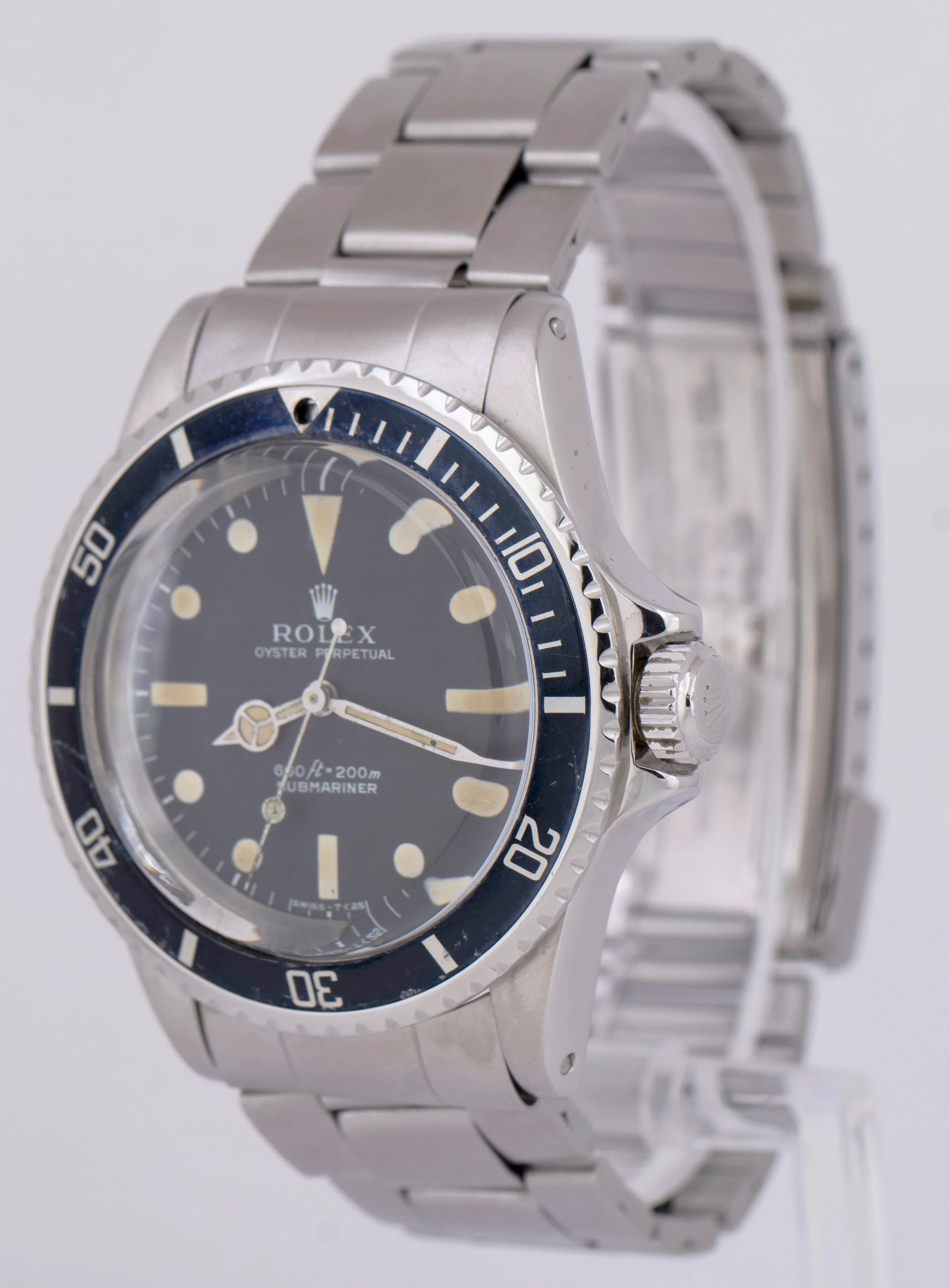 VINTAGE 1971 Rolex Submariner No-Date 5513 MATTE DIAL 40mm Steel Automatic Watch - Image 3