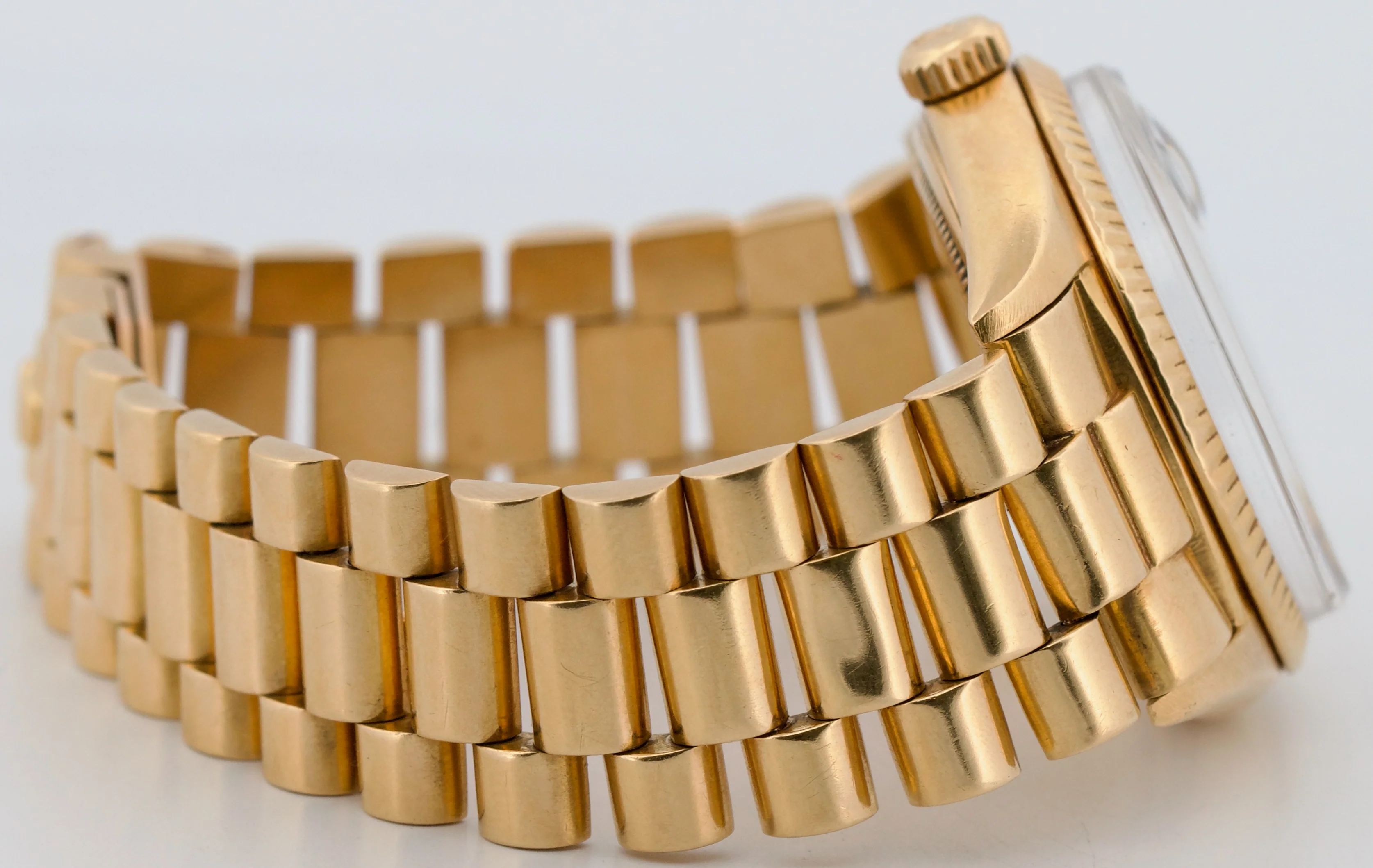VINTAGE 1972 Rolex Day-Date President BLUE DIAMOND 36mm 18K Yellow Gold 1803 - Image 8