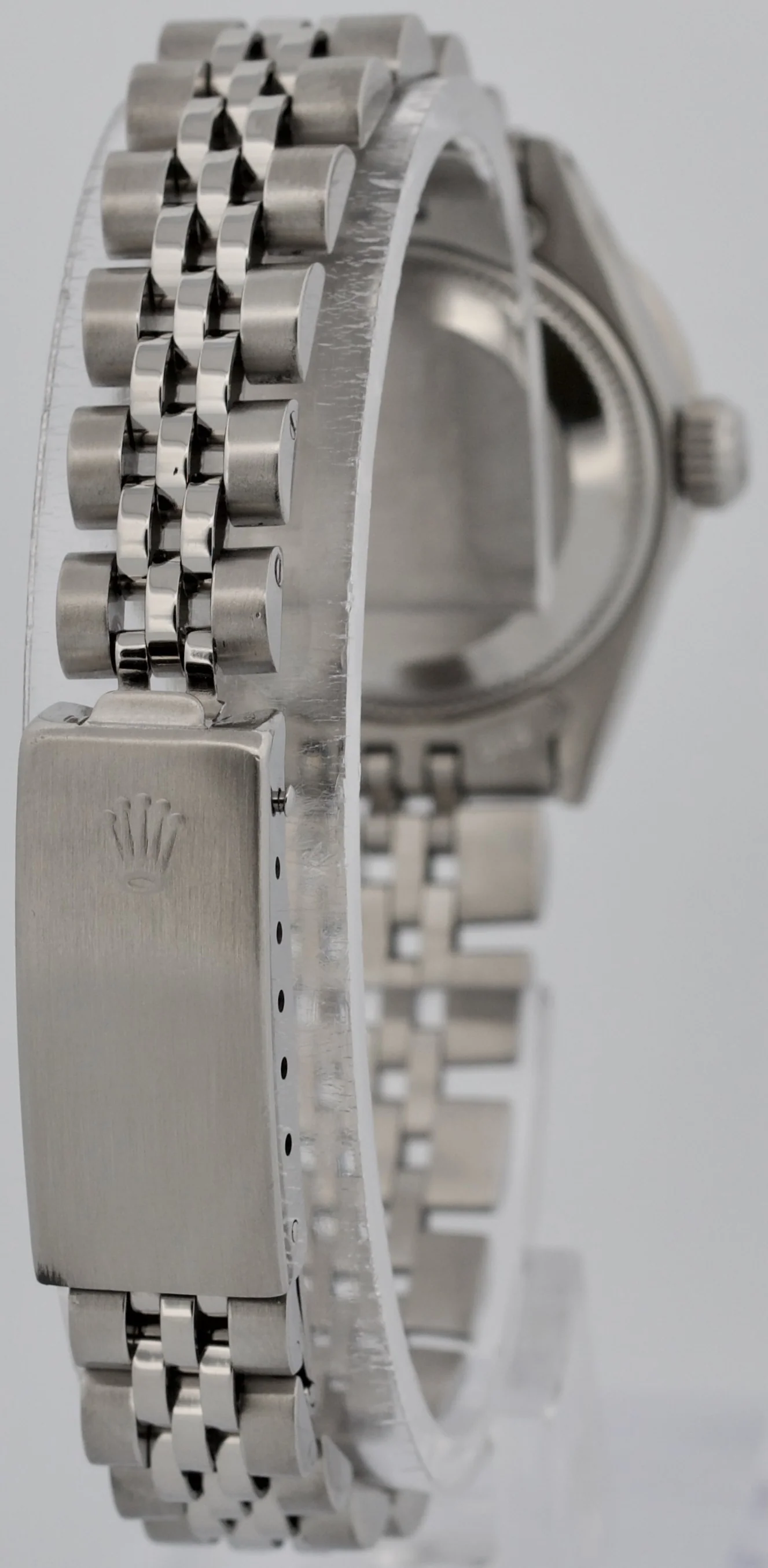 VINTAGE 1974 Rolex DateJust PURPLE DIAMOND Stainless Steel JUBILEE 26mm 6917 - Image 5