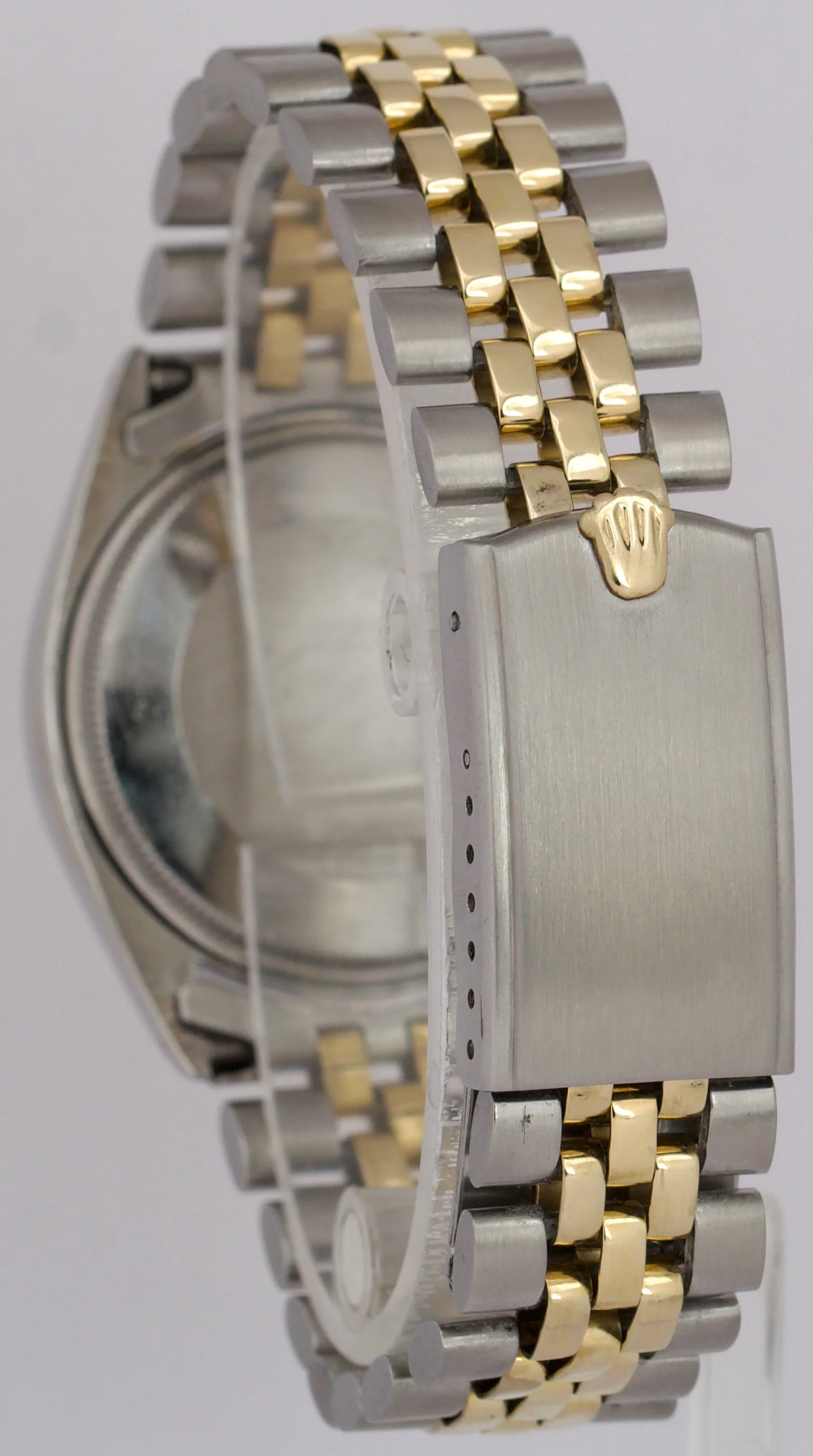 TIFFANY STAMP VINTAGE 1975 Rolex Oyster Perpetual Air-King SILVER 34mm 14K 5501 - Image 5