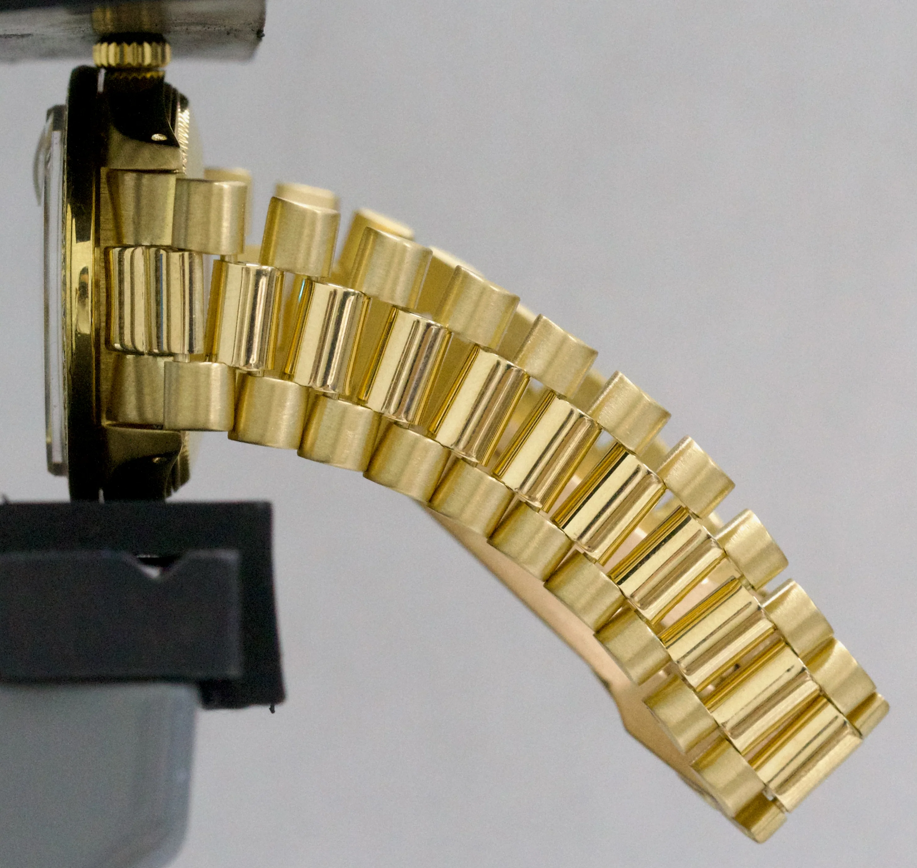 VINTAGE 1979 Ladies Rolex DateJust President CHAMPAGNE DIAMOND 31mm 18K 6827 - Image 10