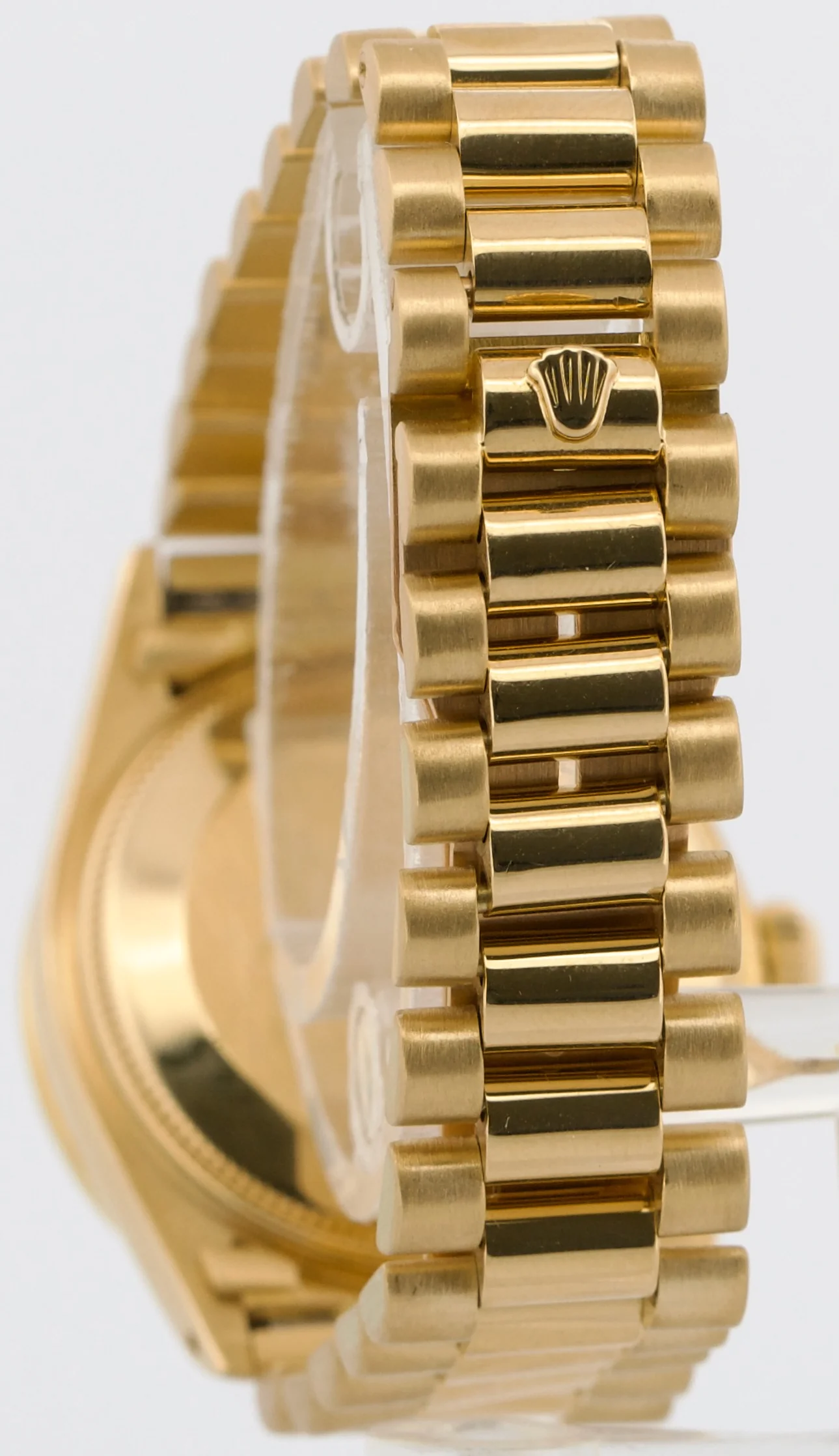 VINTAGE 1979 Ladies Rolex DateJust President CHAMPAGNE DIAMOND 31mm 18K 6827 - Image 5