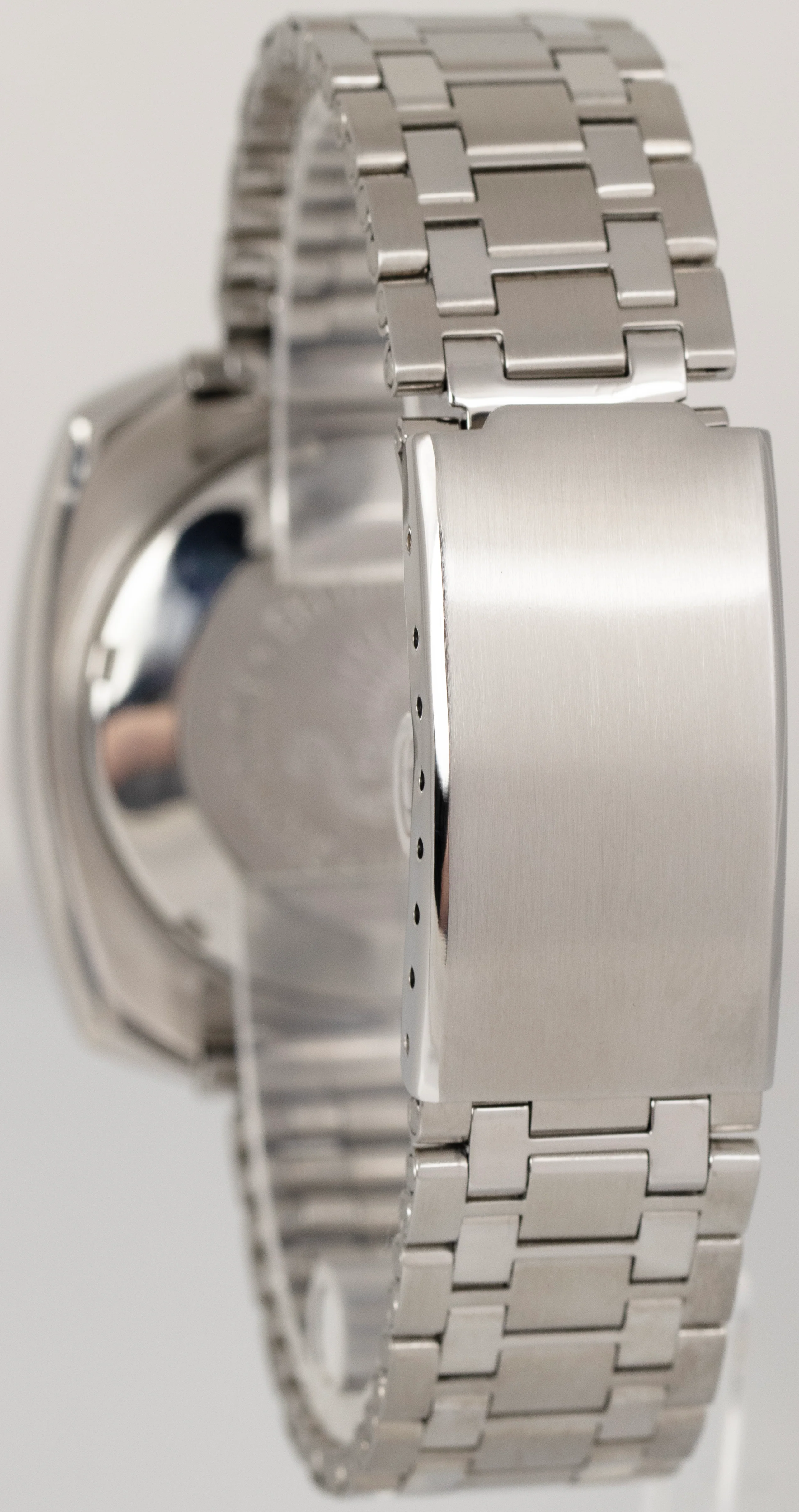 Vintage Eberhard & Co. Scafograf 36 Silver Blue 40mm Stainless Watch 26606-274 - Image 4