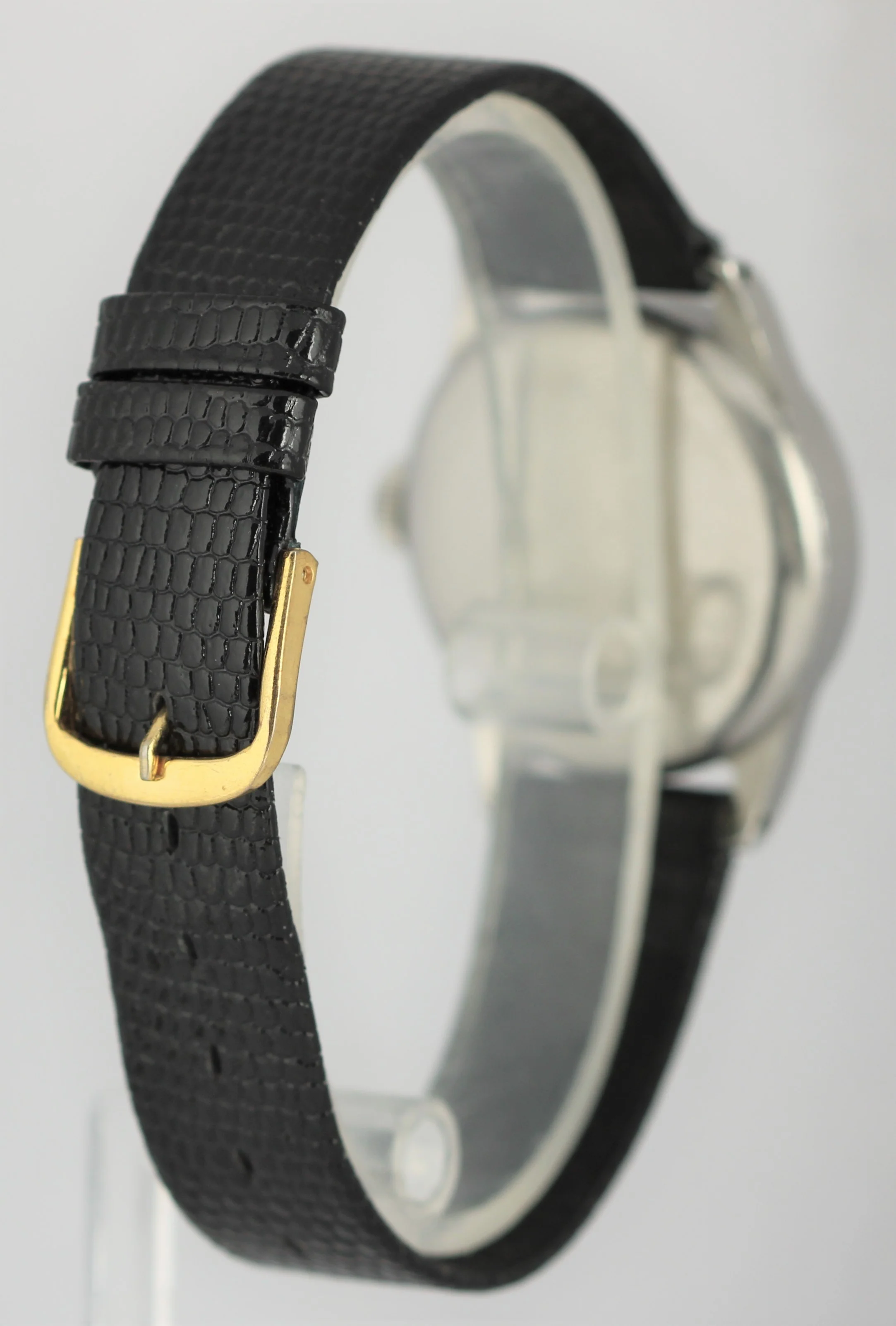 Vintage IWC Schaffhausen Tiffany & Co Stainless Steel Silver 30mm Leather Watch - Image 5