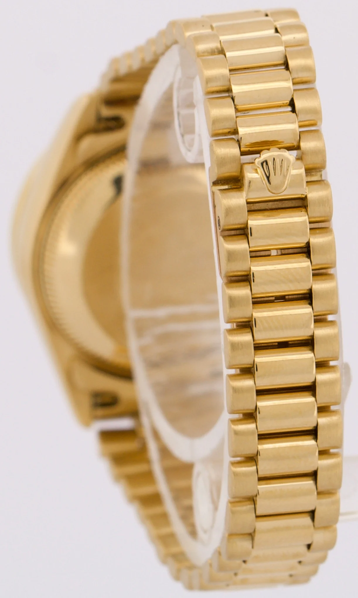 VINTAGE Ladies Rolex DateJust President 26mm CHAMPAGNE DIAMOND 18K Gold 69138 - Image 5
