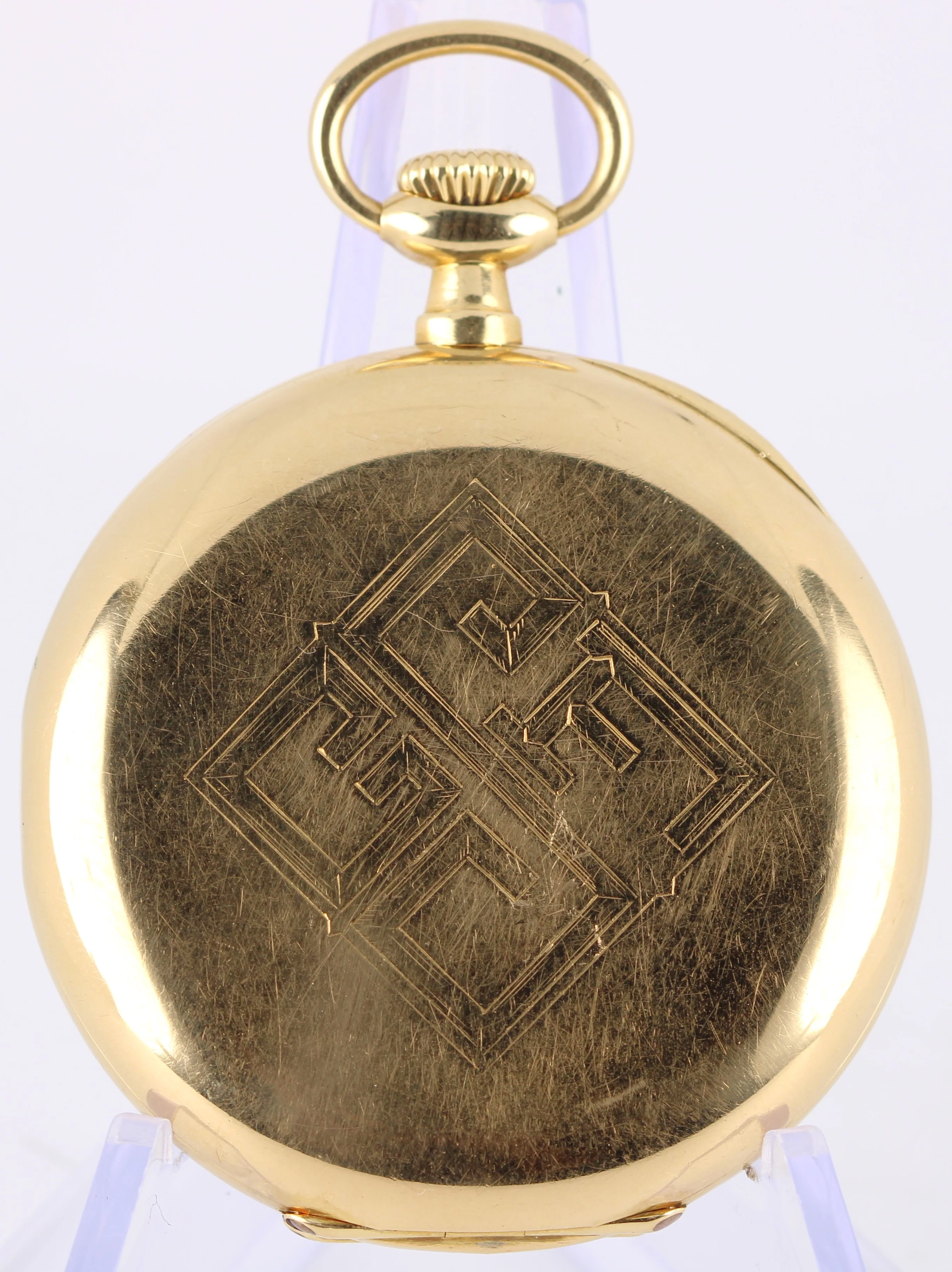 VINTAGE Patek Philippe CIE 18k Yellow Gold 73.3gr White Arabic 47mm Pocket Watch - Image 4
