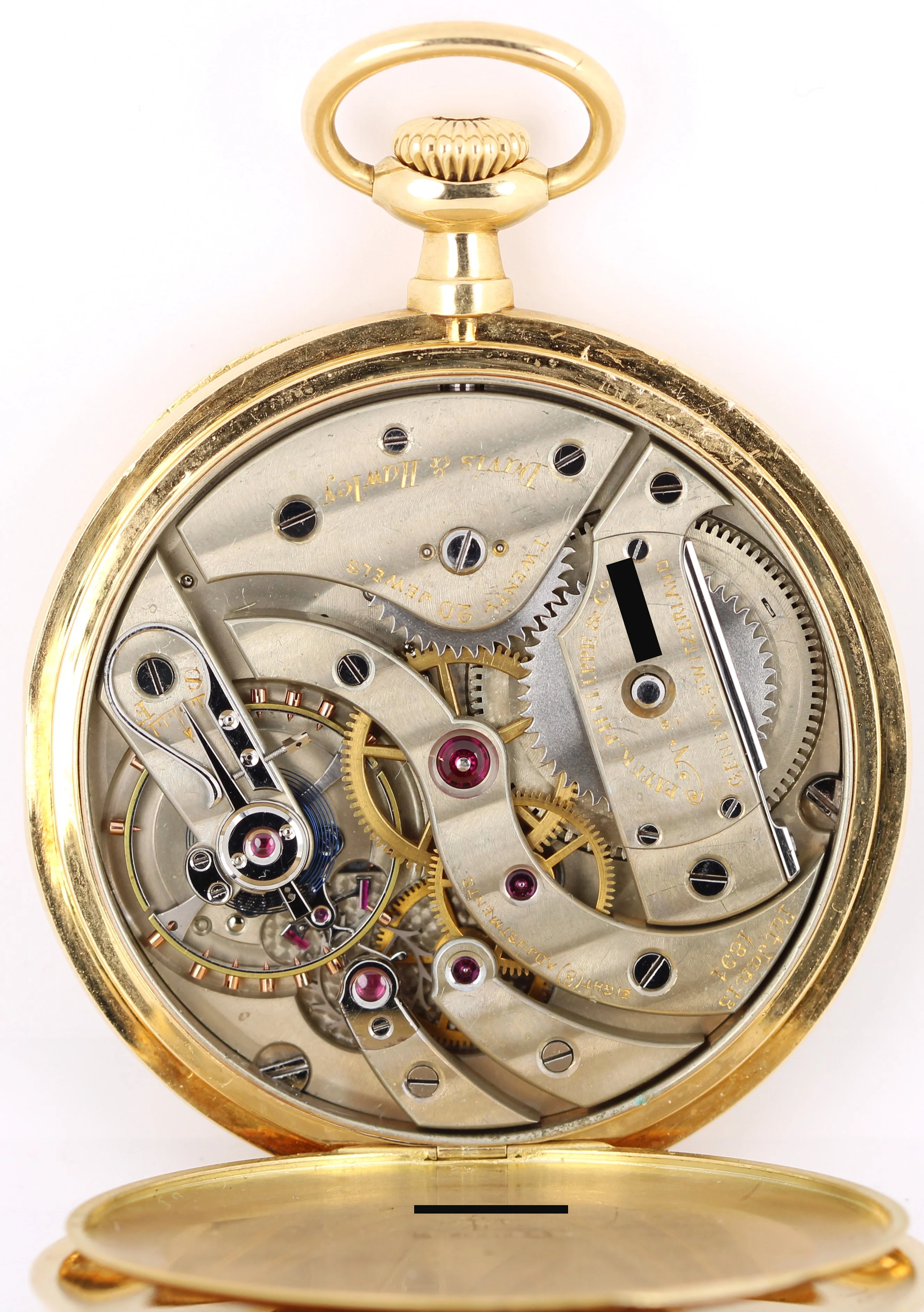 VINTAGE Patek Philippe CIE 18k Yellow Gold 73.3gr White Arabic 47mm Pocket Watch - Image 8