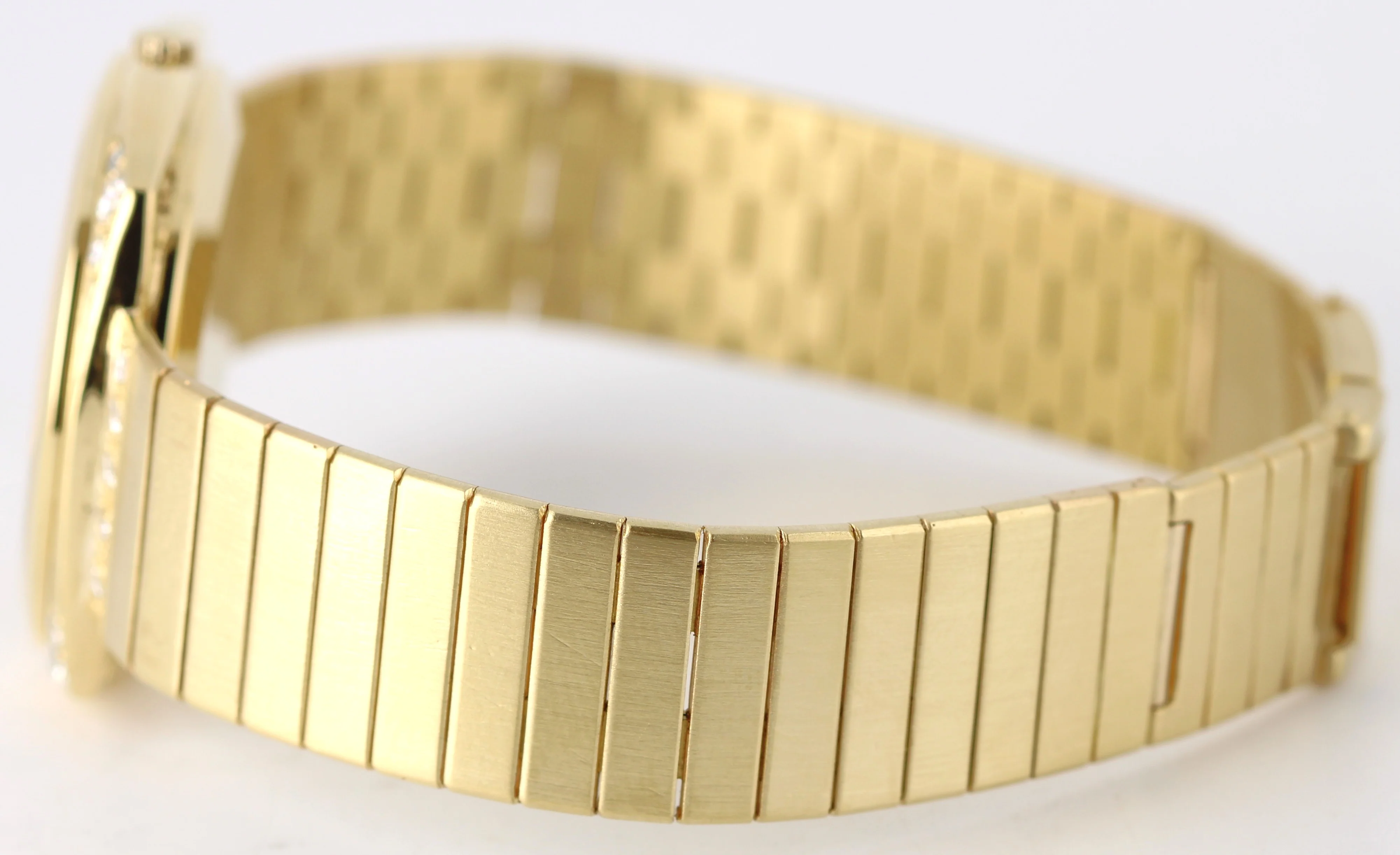 VINTAGE Patek Philippe 18k Yellow Gold Champagne DIAMOND 32mm 3525 Watch - Image 7