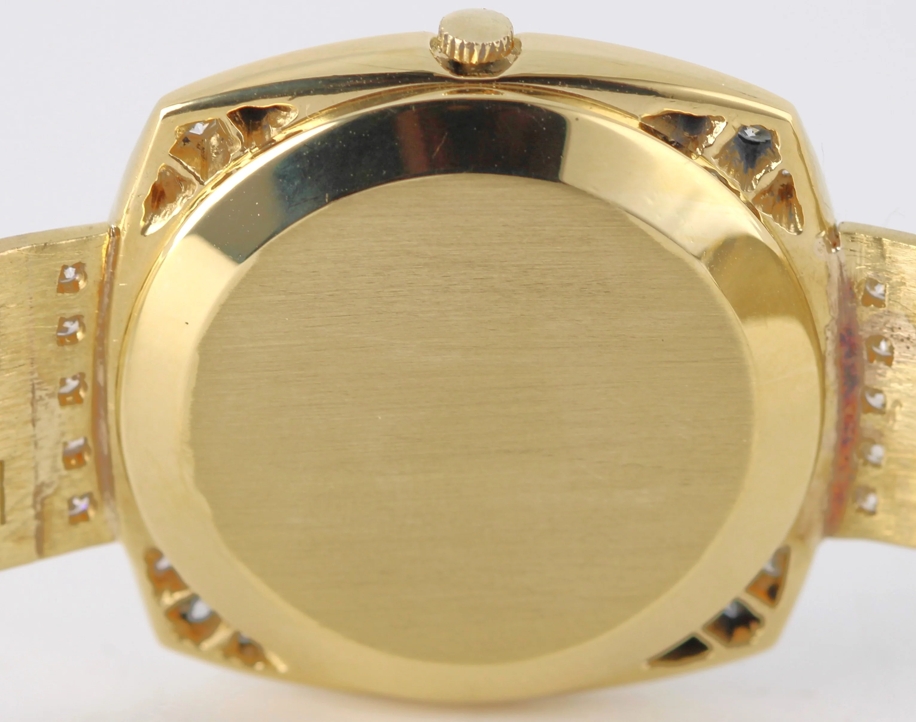 VINTAGE Patek Philippe 18k Yellow Gold Champagne DIAMOND 32mm 3525 Watch - Image 9