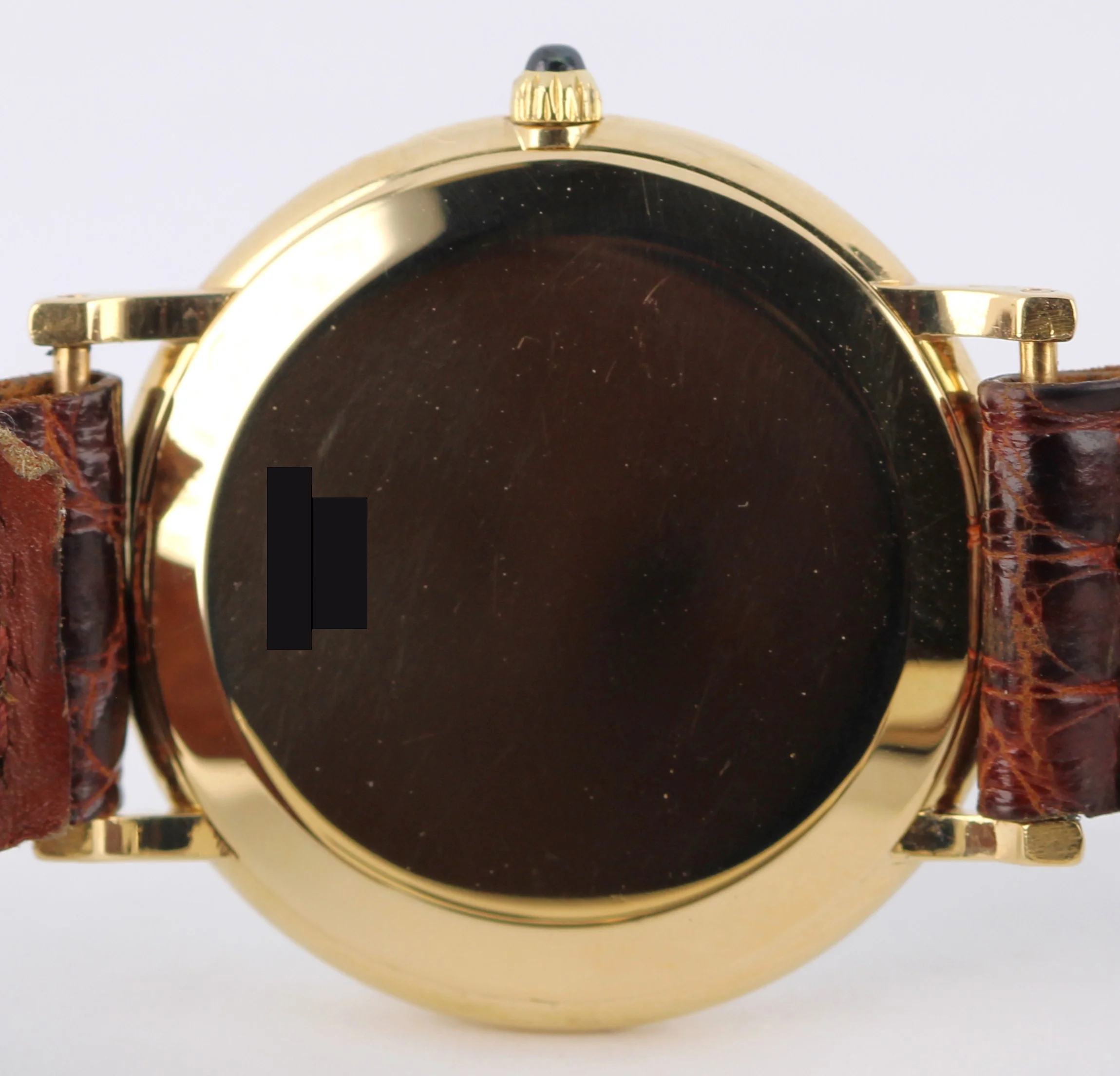 VINTAGE Piaget Classic Ultra-Thin Dress 18k Gold White Roman 27mm 9015 Watch - Image 9