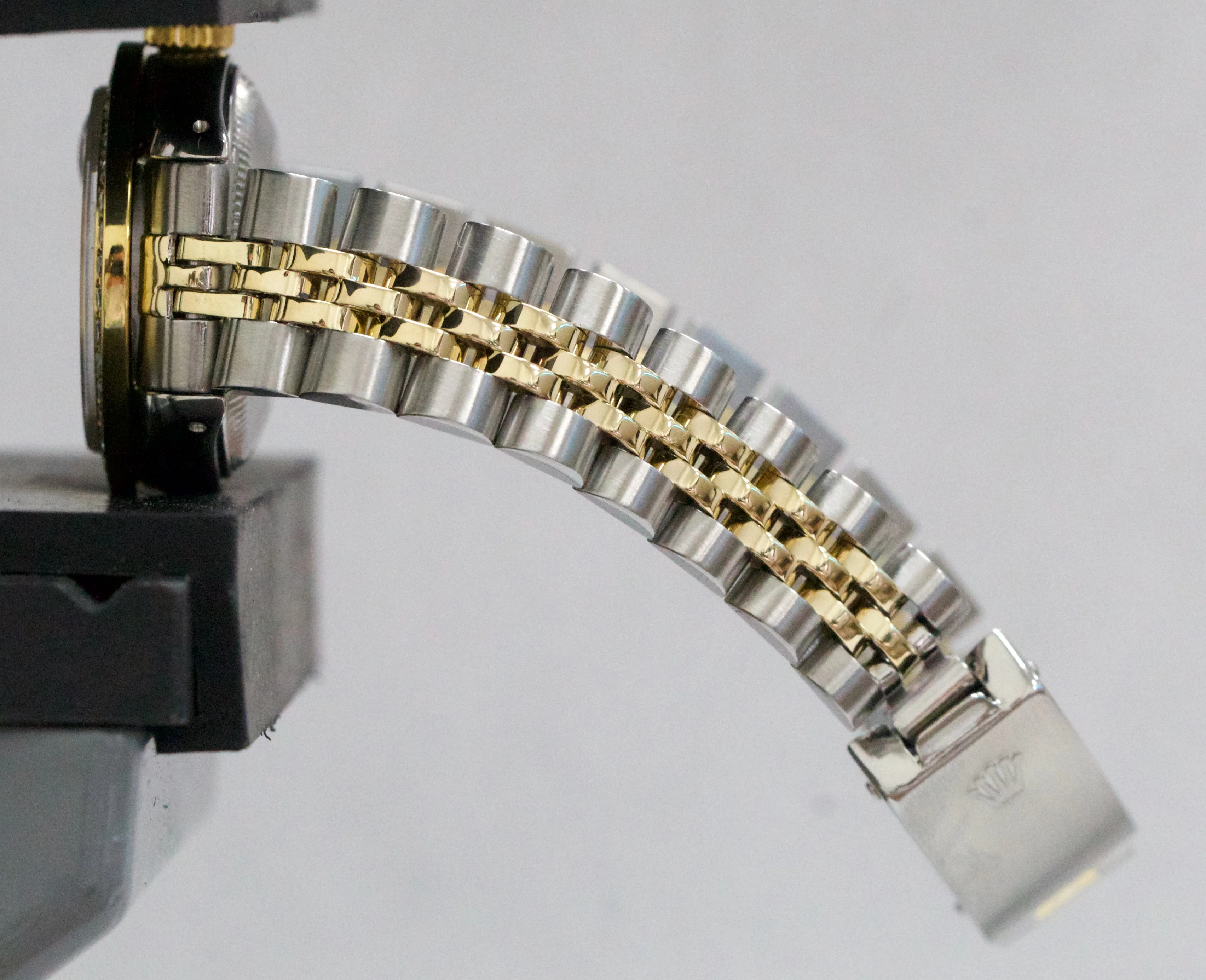 VINTAGE Rolex DateJust 26mm MOP DIAMOND 18K Yellow Gold Steel JUBILEE 6917 BOX - Image 10