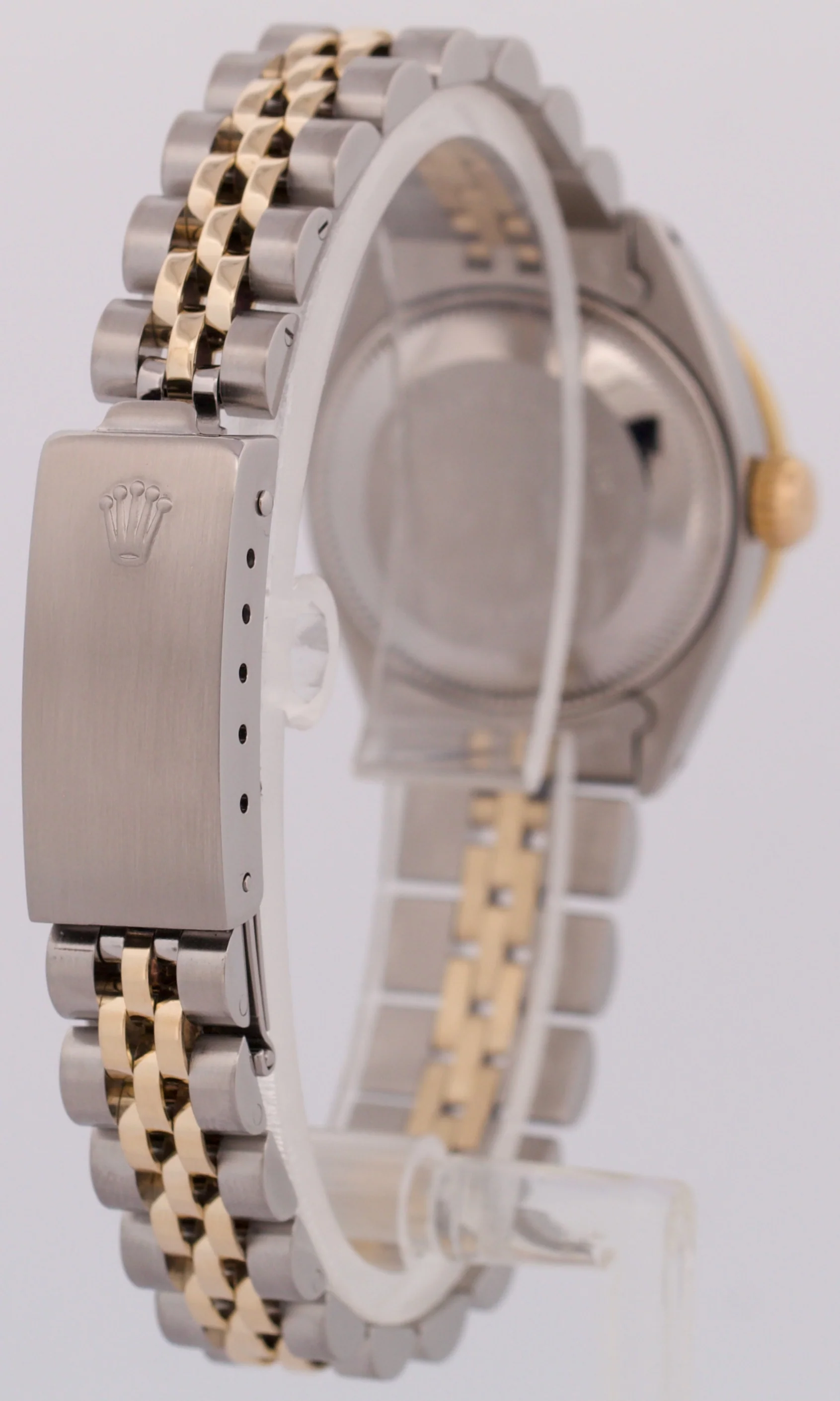 VINTAGE Rolex DateJust 26mm MOP DIAMOND 18K Yellow Gold Steel JUBILEE 6917 BOX - Image 6