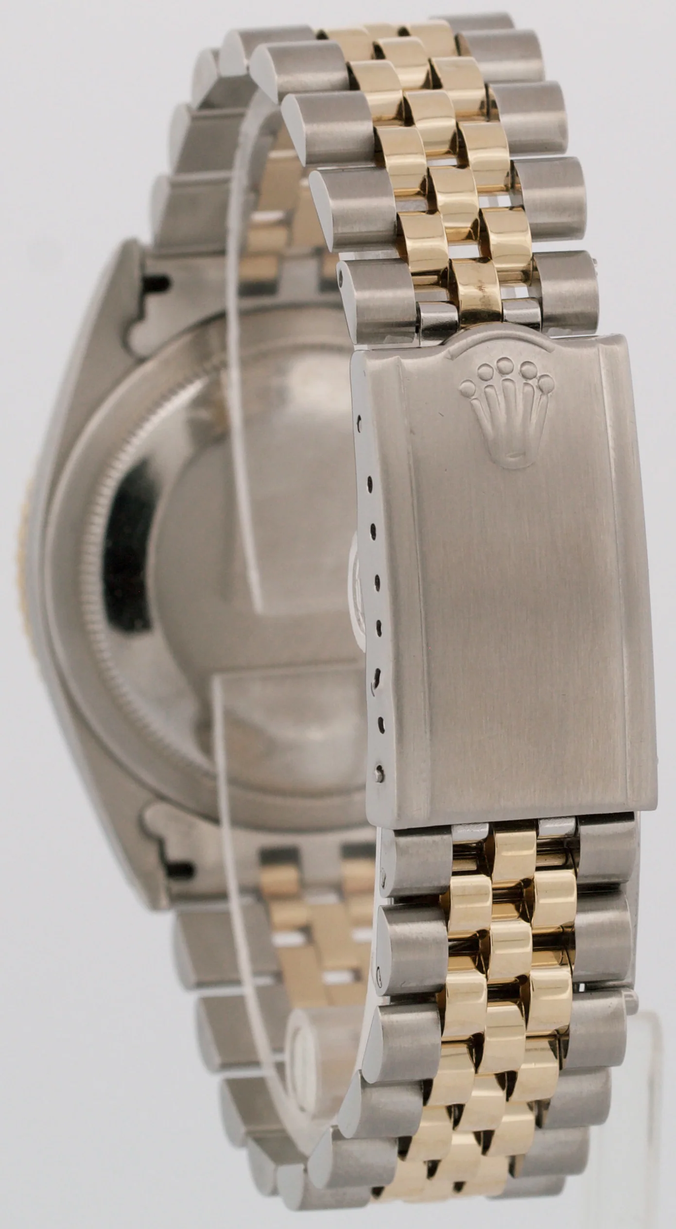 VINTAGE Rolex DateJust 36mm CHAMPAGNE Turn-O-Graph JUBILEE Steel 18K Gold 1625 - Image 5