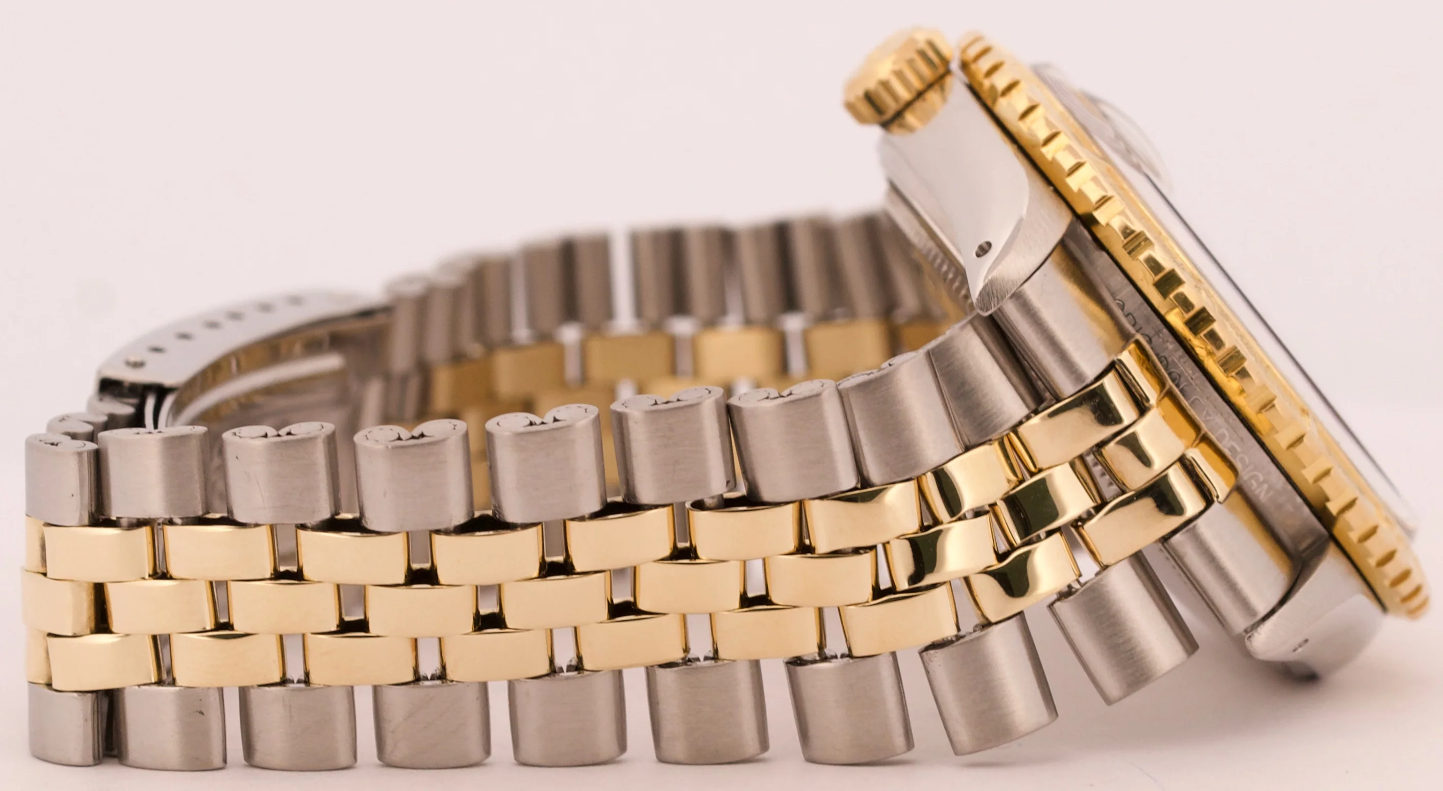 VINTAGE Rolex DateJust 36mm CHAMPAGNE Turn-O-Graph JUBILEE Steel 18K Gold 16253 - Image 7