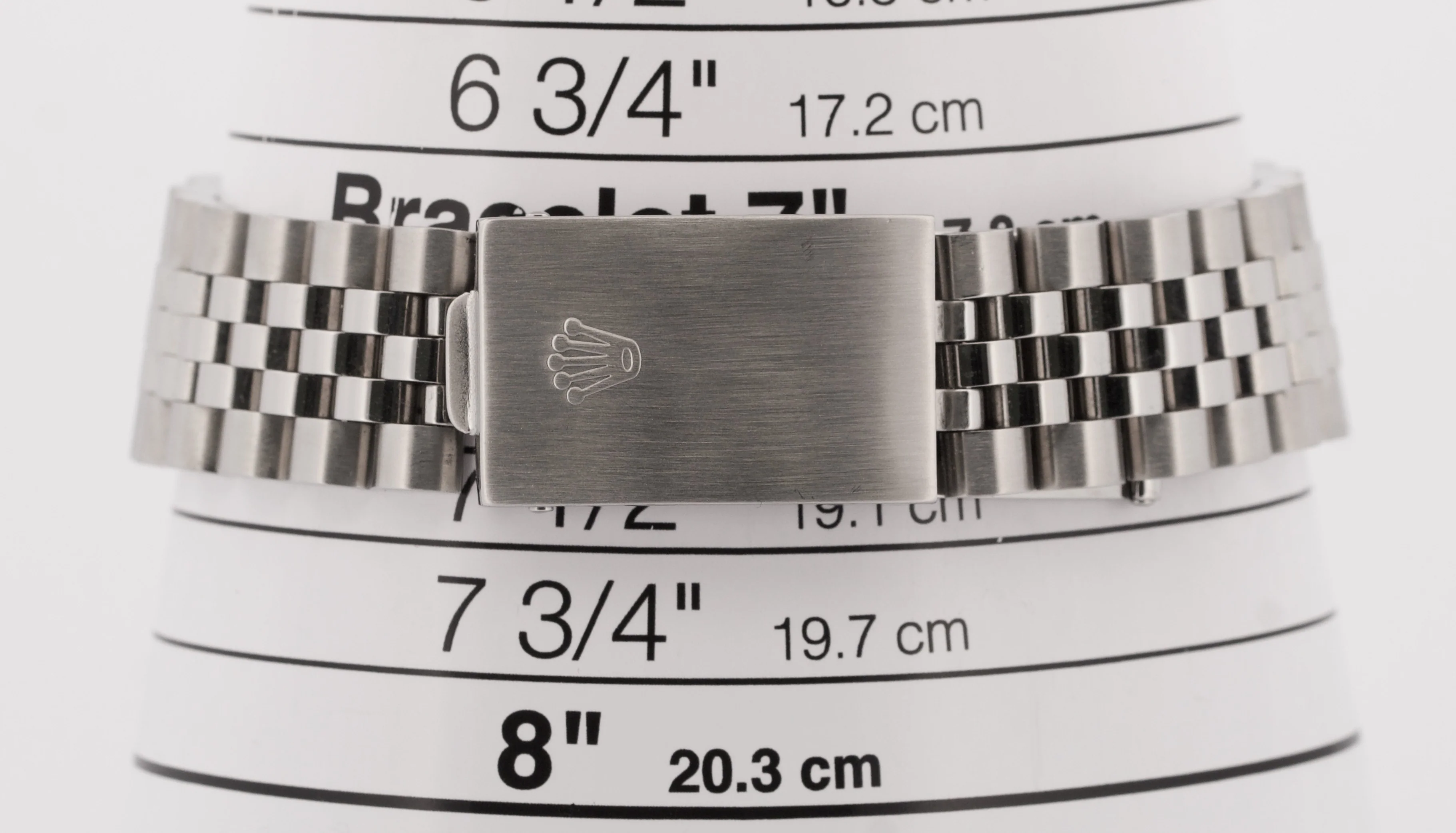 VINTAGE Rolex DateJust 36mm SILVER DIAMOND ROMAN Stainless Steel JUBILEE 16013 - Image 8