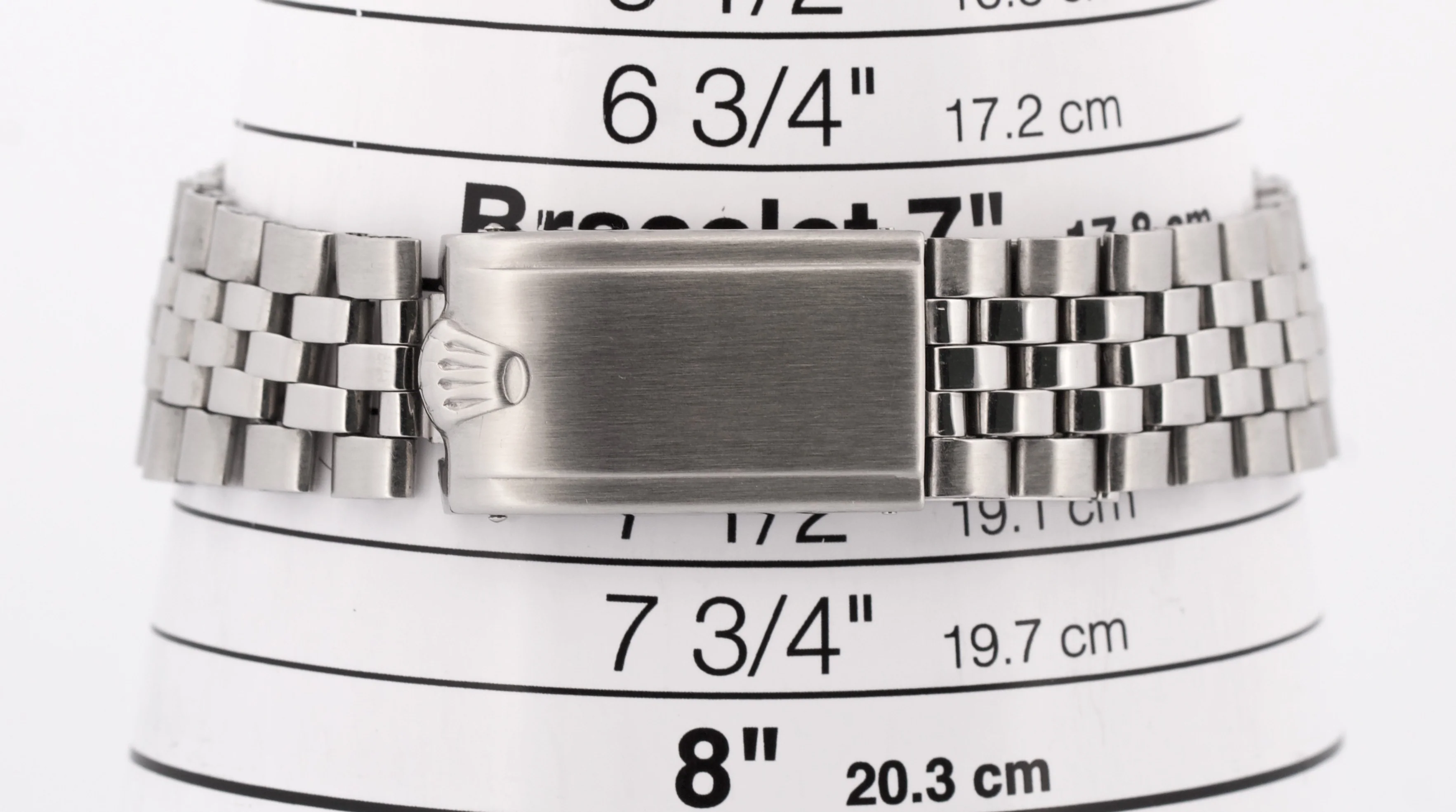 VINTAGE Rolex DateJust 36mm SILVER Stainess Steel 18K Gold Fluted JUBILEE 1601 - Image 9