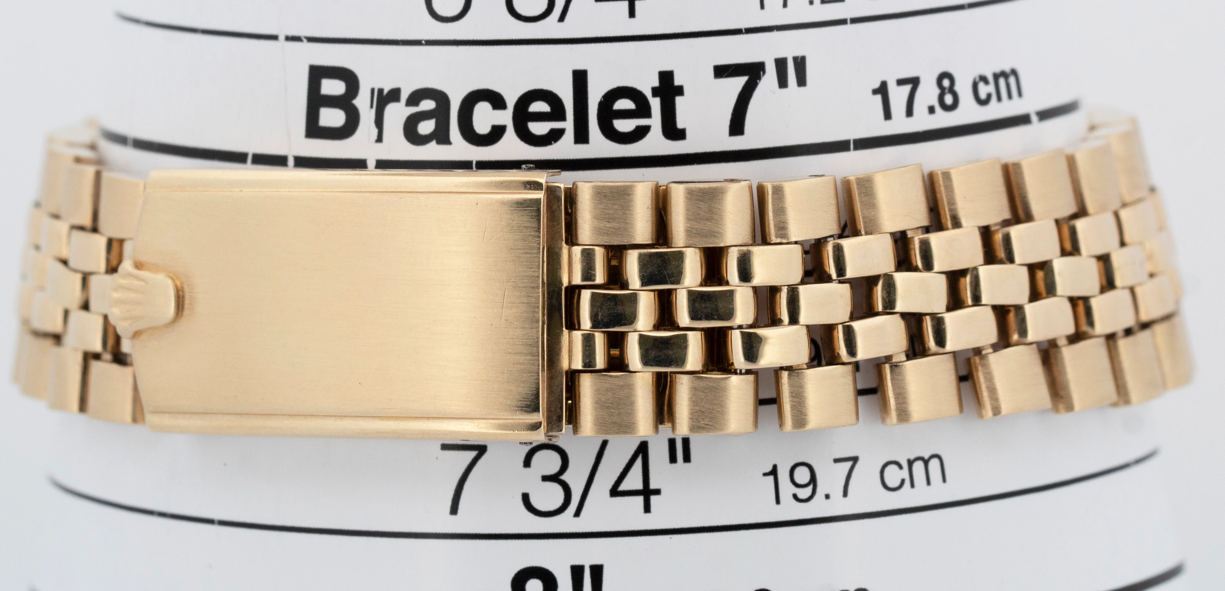 VINTAGE Rolex Oyster Perpetual Date 34mm Silver 14K Yellow Gold JUBILEE 1503 - Image 8