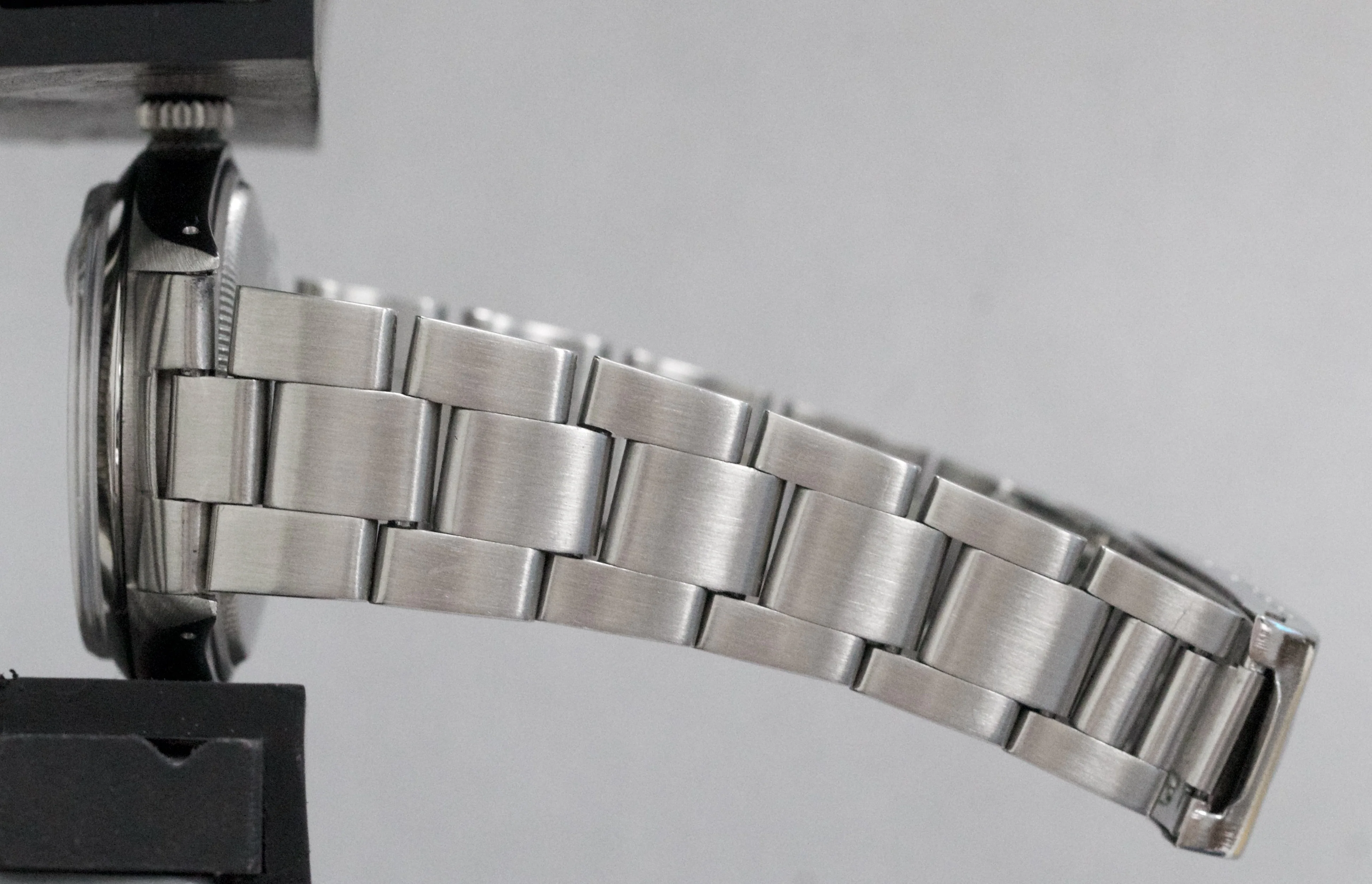 VINTAGE Rolex Oyster Perpetual Date BLACK Stainless Steel Oyster 34mm Watch 1500 - Image 10