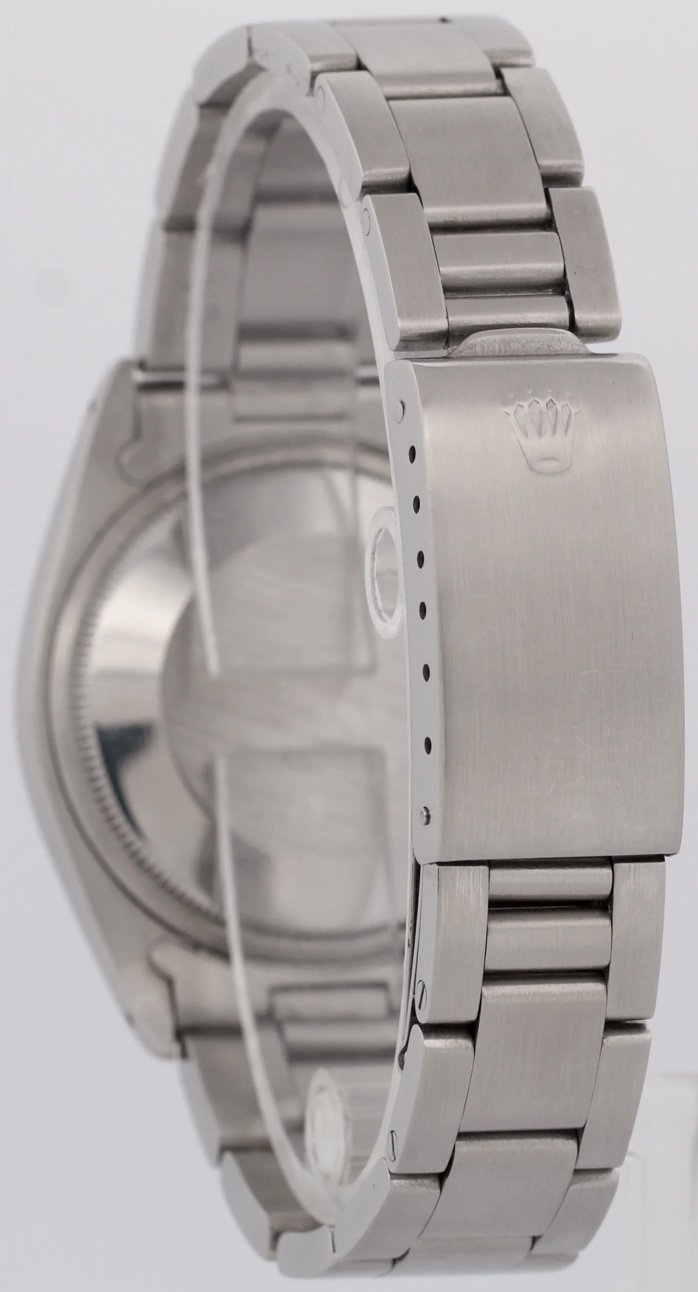 VINTAGE Rolex Oyster Perpetual Date BLACK Stainless Steel Oyster 34mm Watch 1500 - Image 5