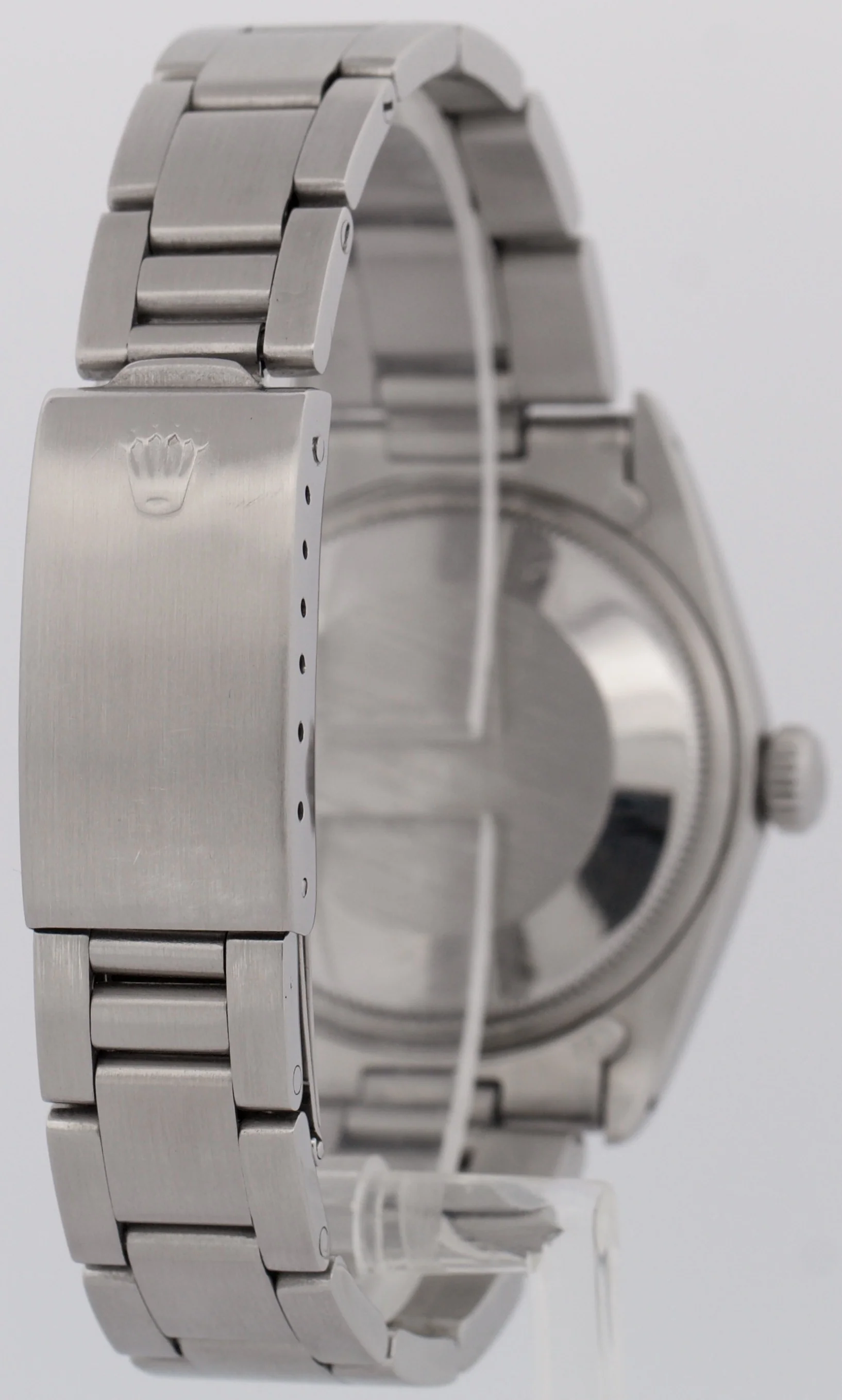 VINTAGE Rolex Oyster Perpetual Date BLACK Stainless Steel Oyster 34mm Watch 1500 - Image 6