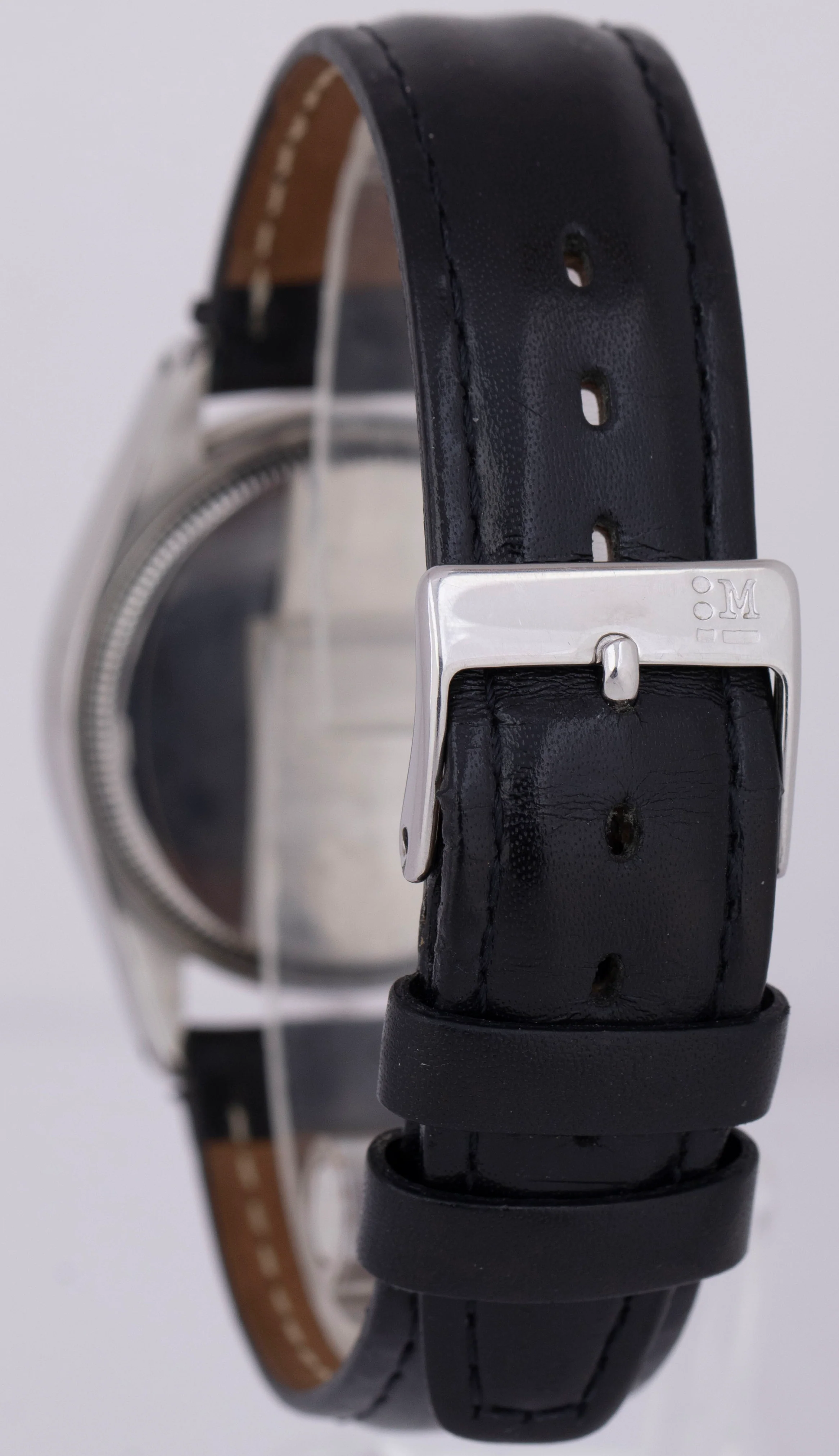 VINTAGE 1953 Rolex Oyster White 32mm Stainless Steel Manual Wind 6244 Watch - Image 4