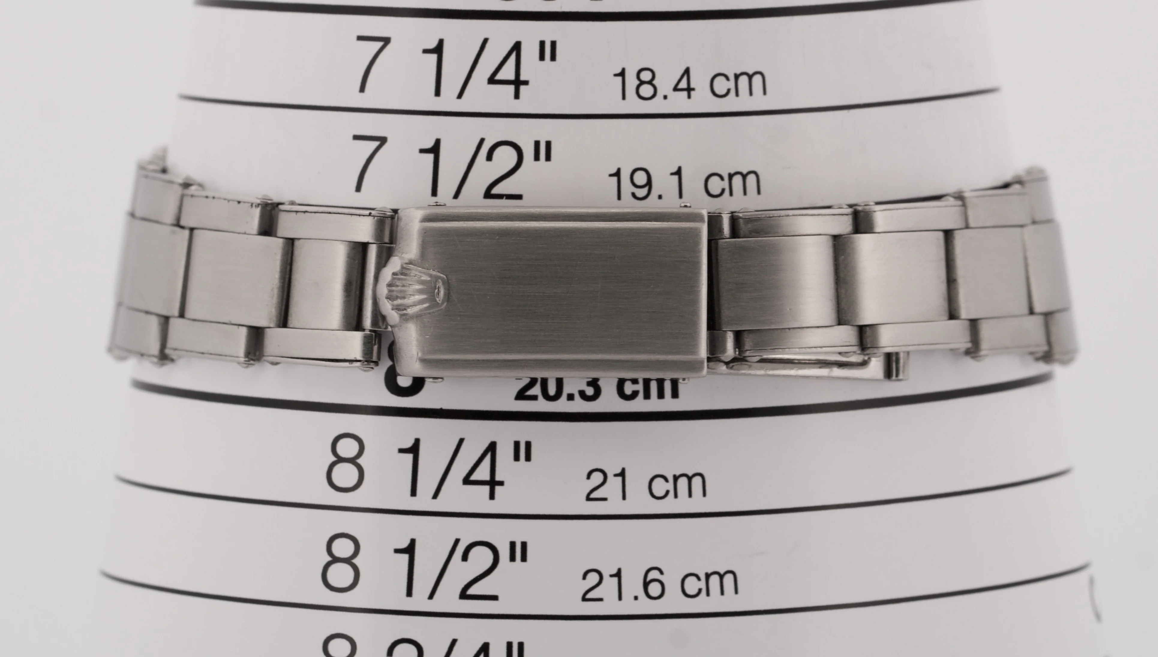 VINTAGE Rolex Oysterdate Precision BLACK Stainless Steel Oyster 34mm Watch 6694 - Image 10