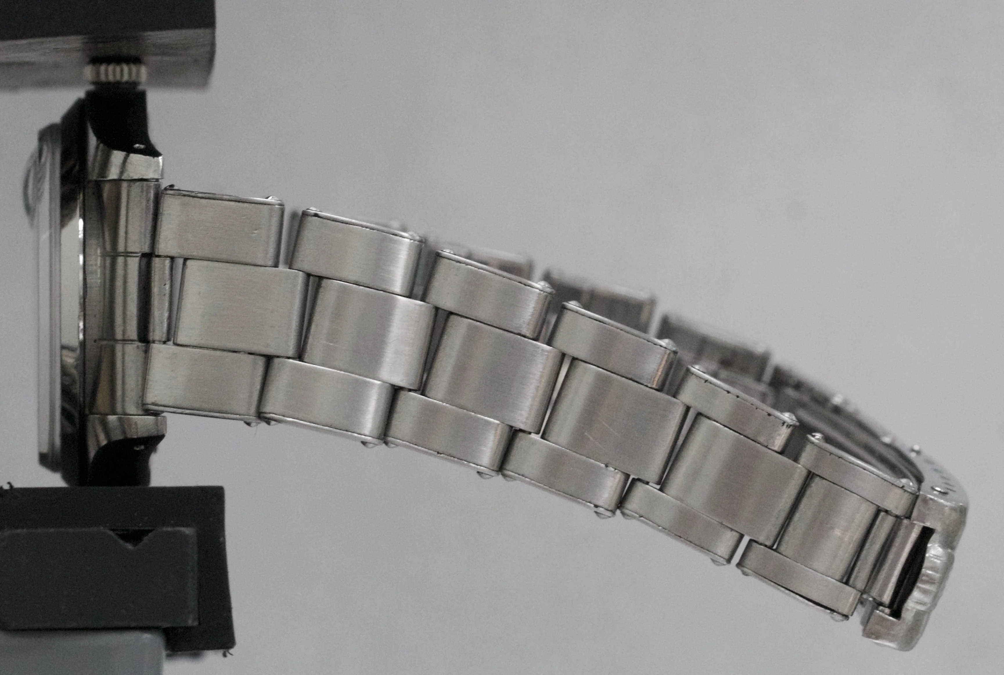 VINTAGE Rolex Oysterdate Precision BLACK Stainless Steel Oyster 34mm Watch 6694 - Image 9