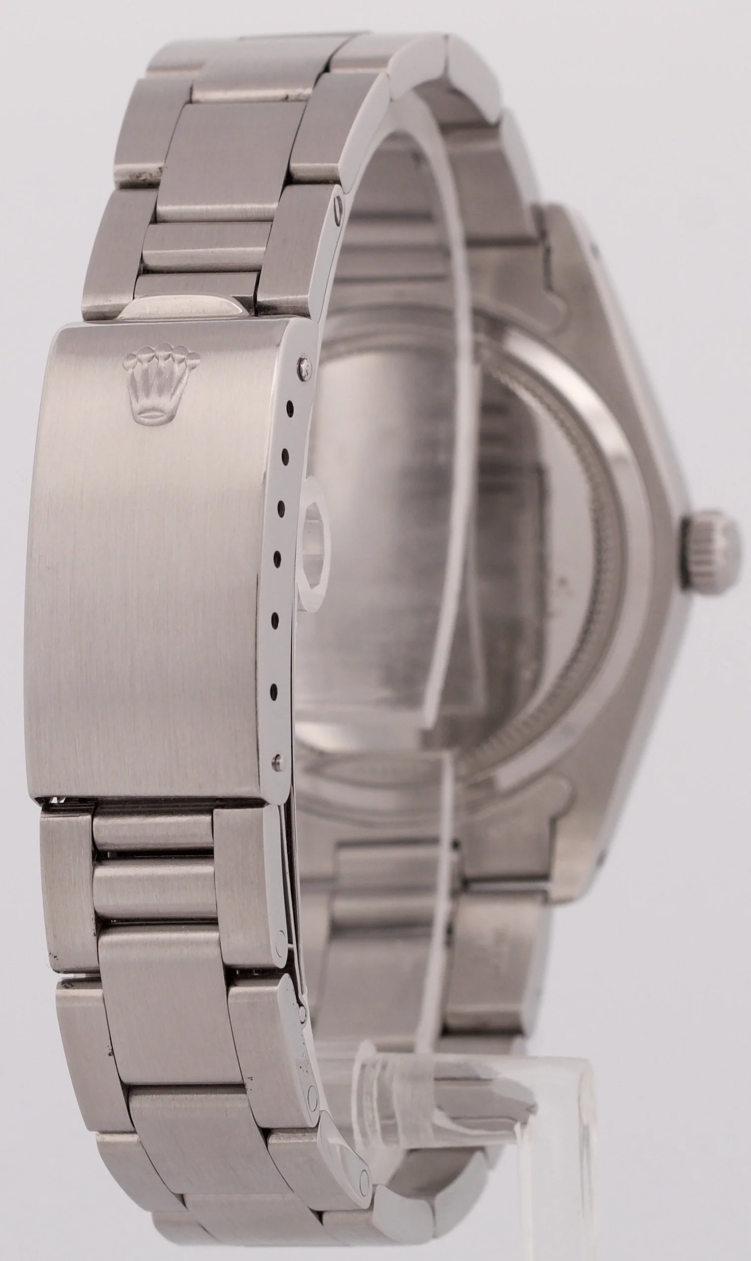 VINTAGE Rolex Oysterdate Precision SILVER Stainless Steel Oyster 34mm Watch 6694 - Image 6