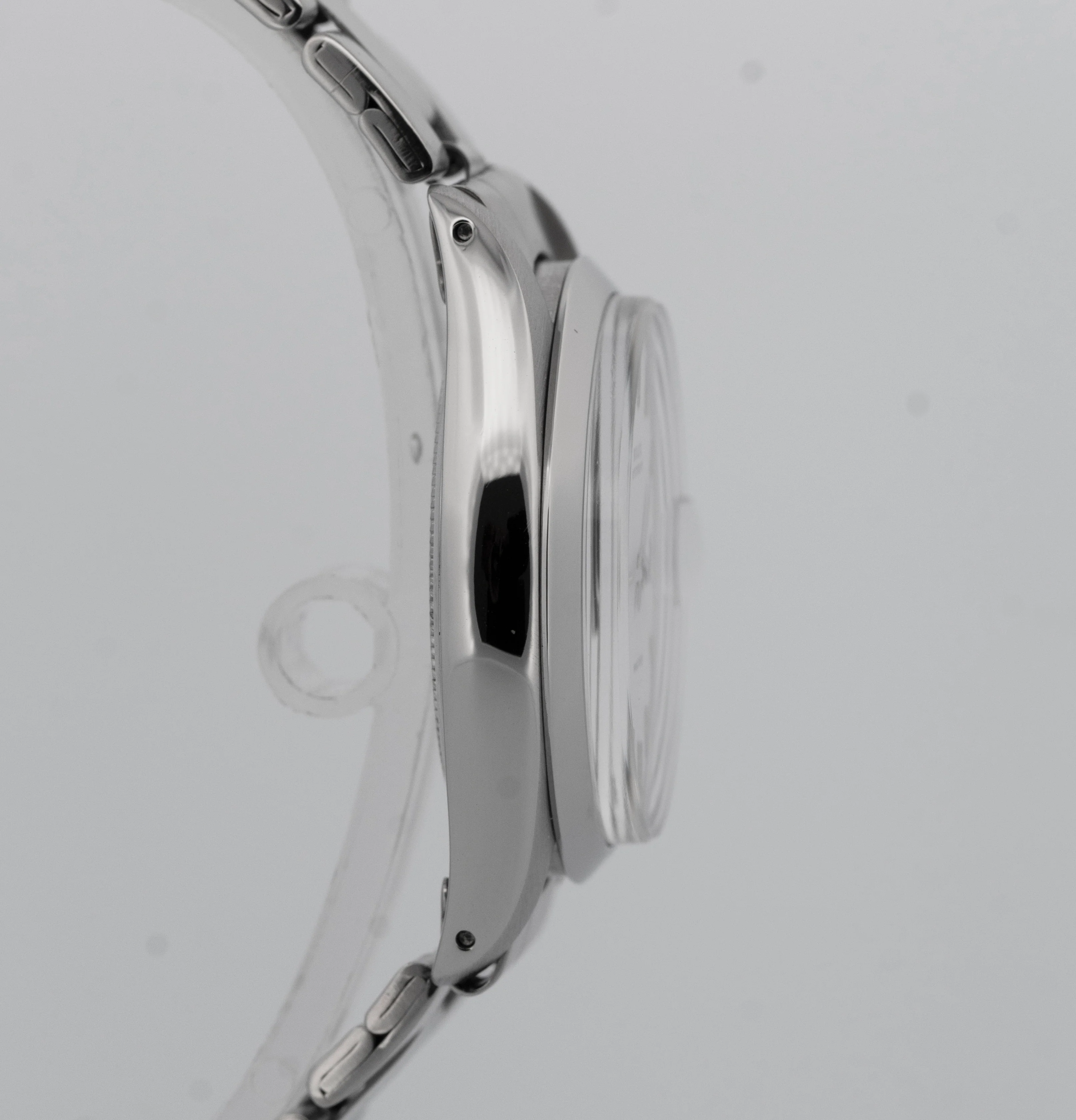 Vintage Rolex Oysterdate Precision White Stainless Steel 34mm Watch 6694 - Image 4