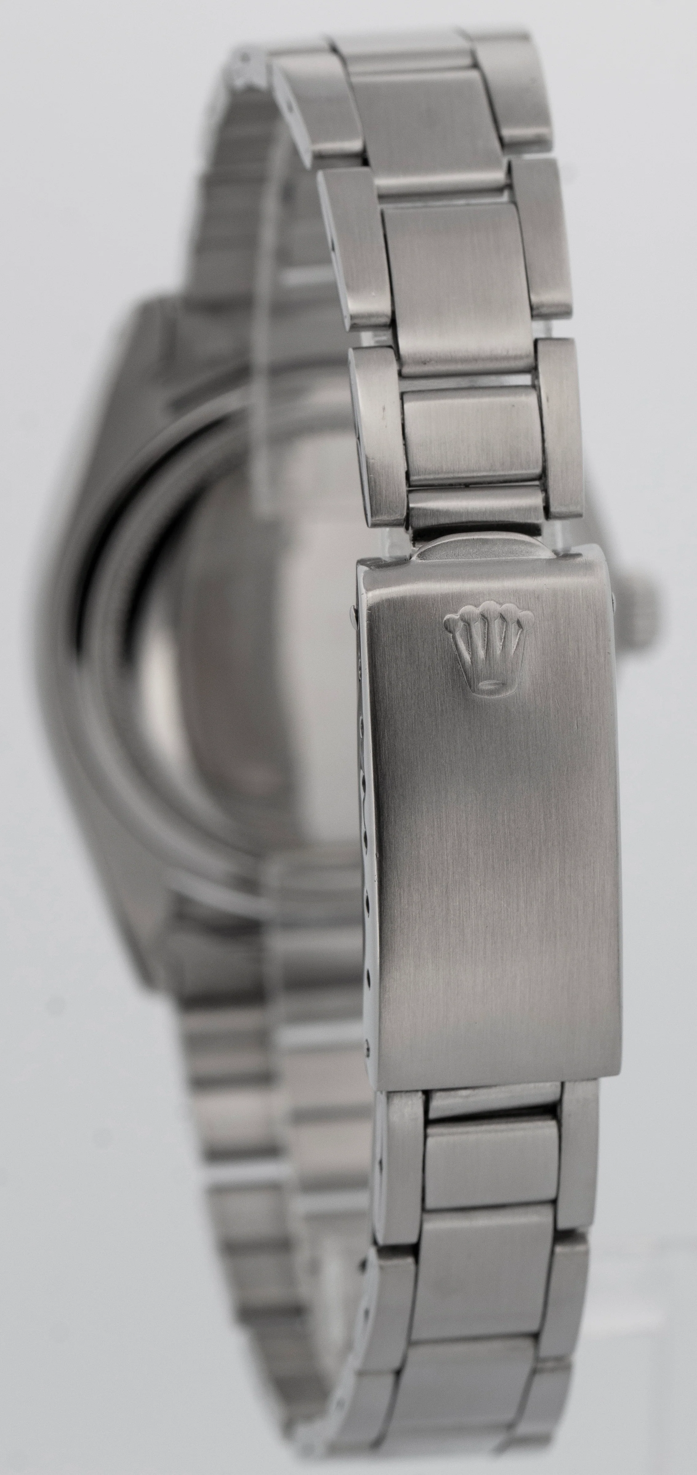 Vintage Rolex Oysterdate Precision White Stainless Steel 34mm Watch 6694 - Image 5