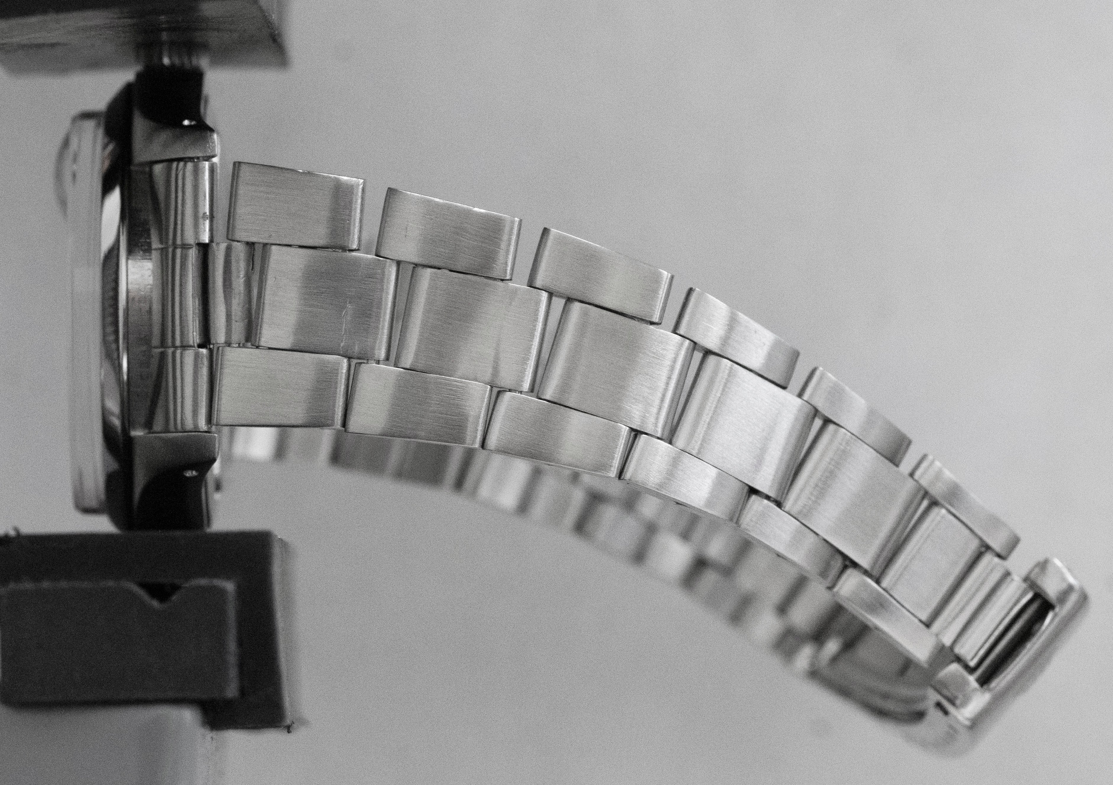 Vintage Rolex Oysterdate Precision White Stainless Steel 34mm Watch 6694 - Image 9
