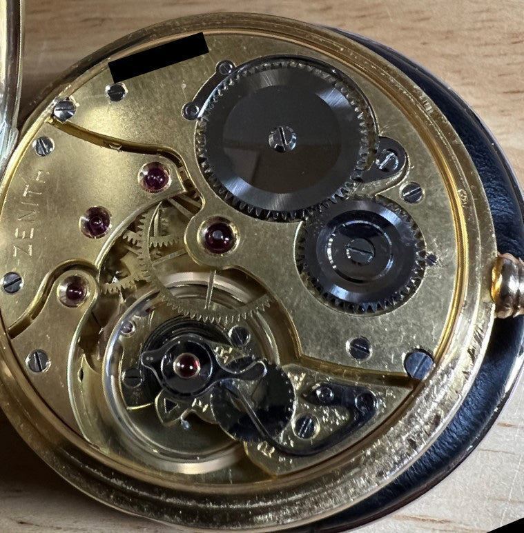 Vintage Zenith Chronometre Grand Prix 14k Yellow Gold 45mm 179293 Pocket Watch - Image 3