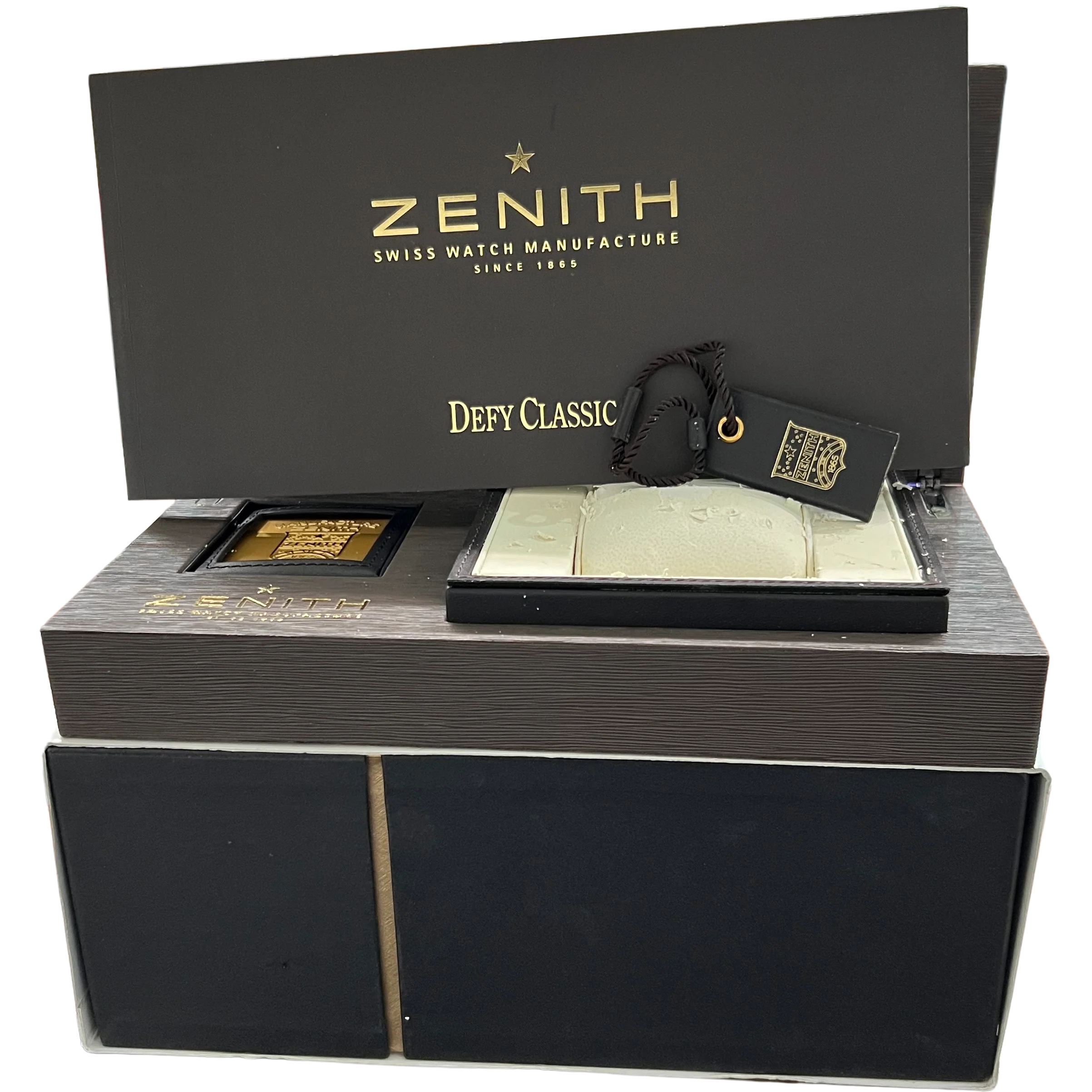 ZENITH Defy Classic El Primero Chronograph Steel Watch 03.0526.4000/01.M526 BOX - Image 2