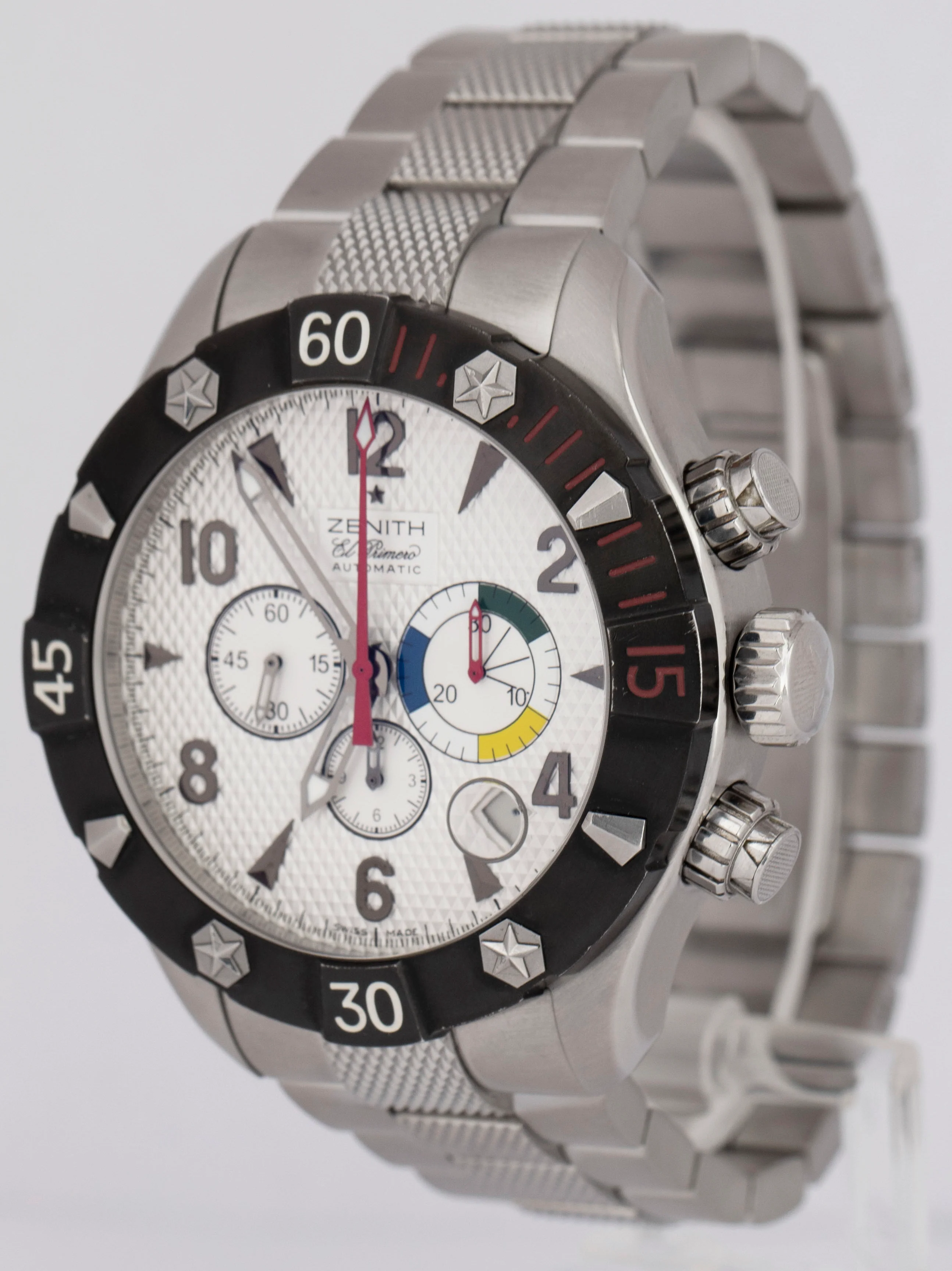 ZENITH Defy Classic El Primero Chronograph Steel Watch 03.0526.4000/01.M526 BOX - Image 4