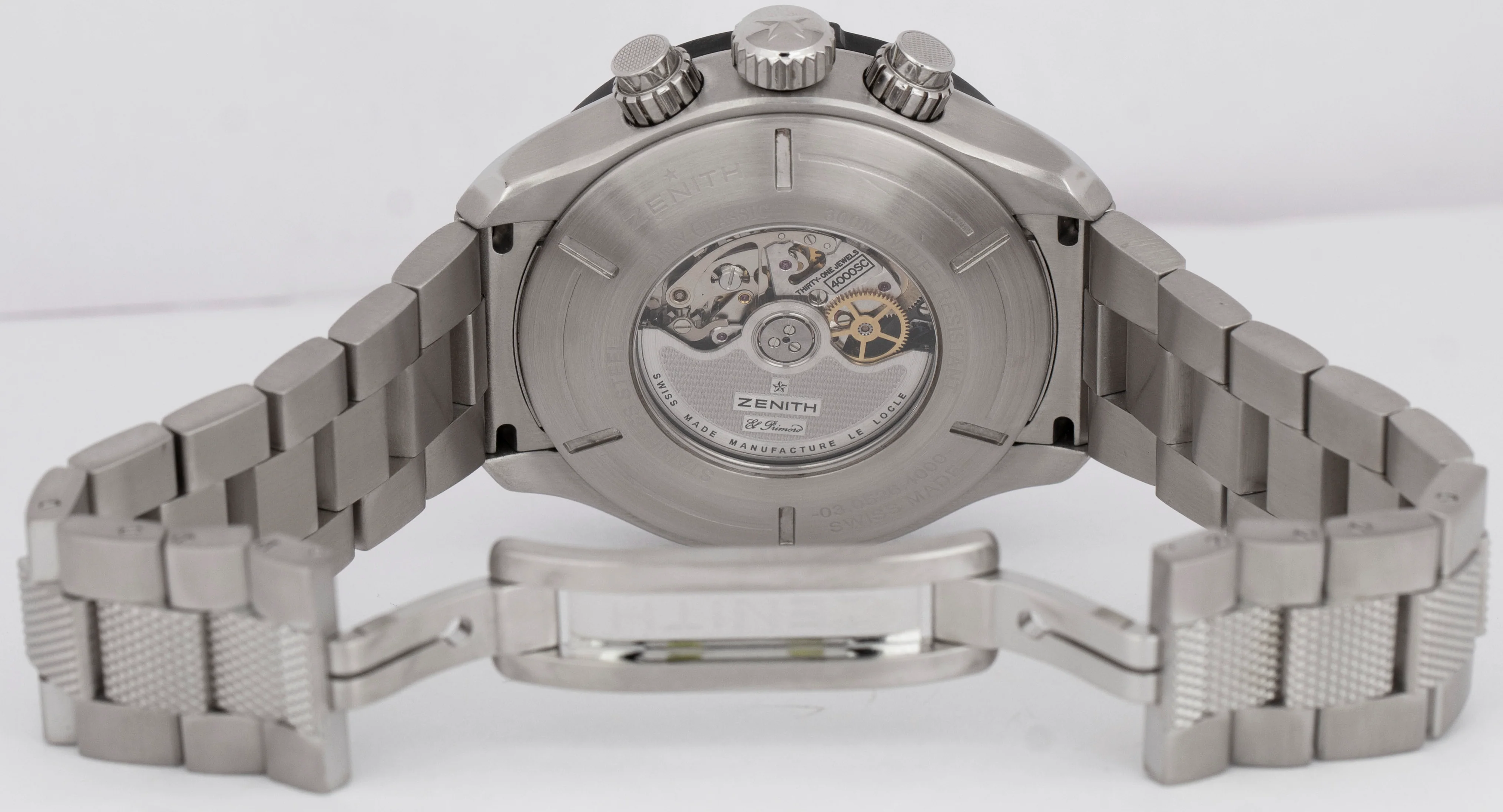 ZENITH Defy Classic El Primero Chronograph Steel Watch 03.0526.4000/01.M526 BOX - Image 8