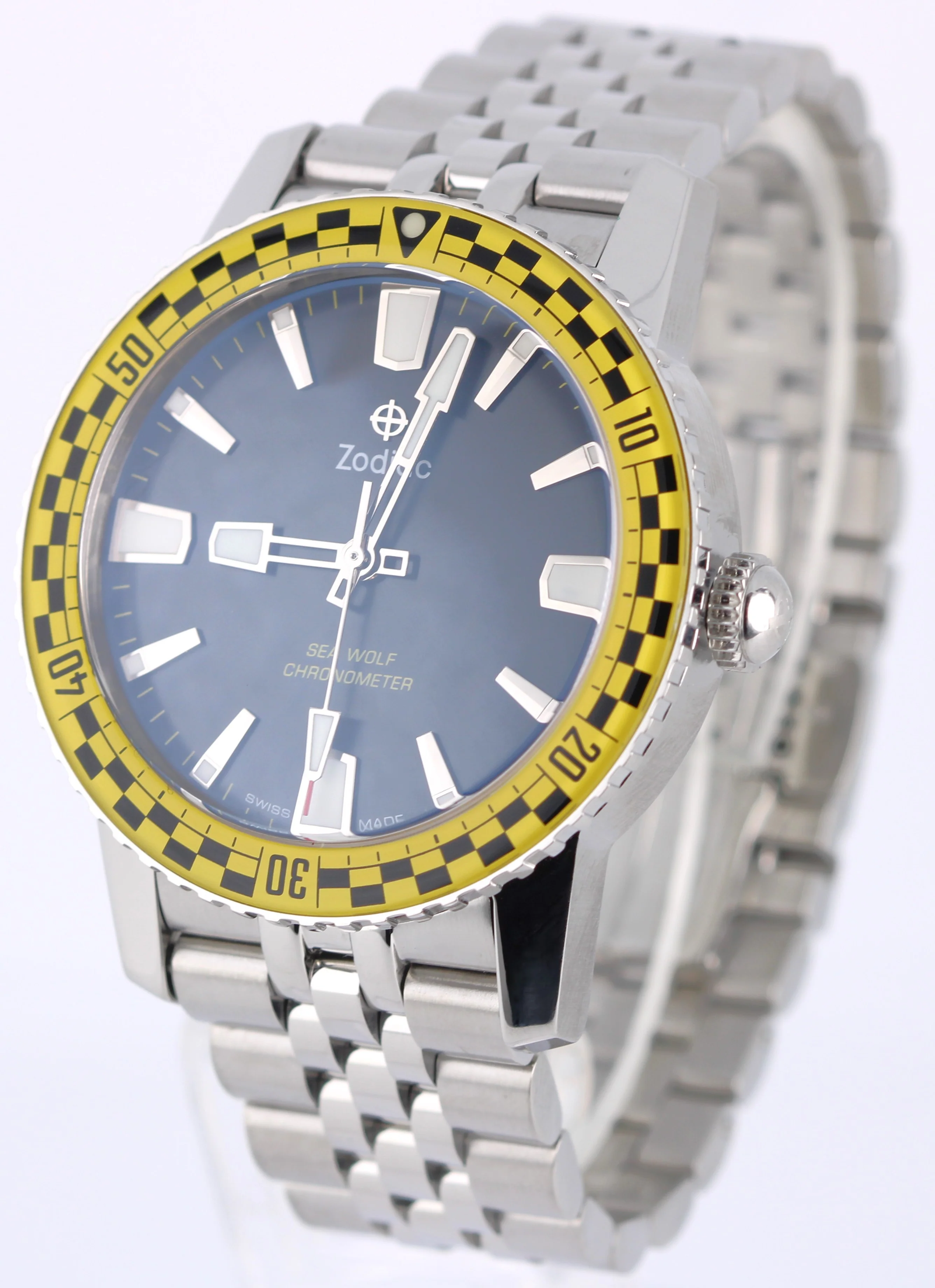Zodiac Sea Wolf Rally Yellow Topper Limited Edition Black 40mm ZO9272 Watch BOX - Image 3